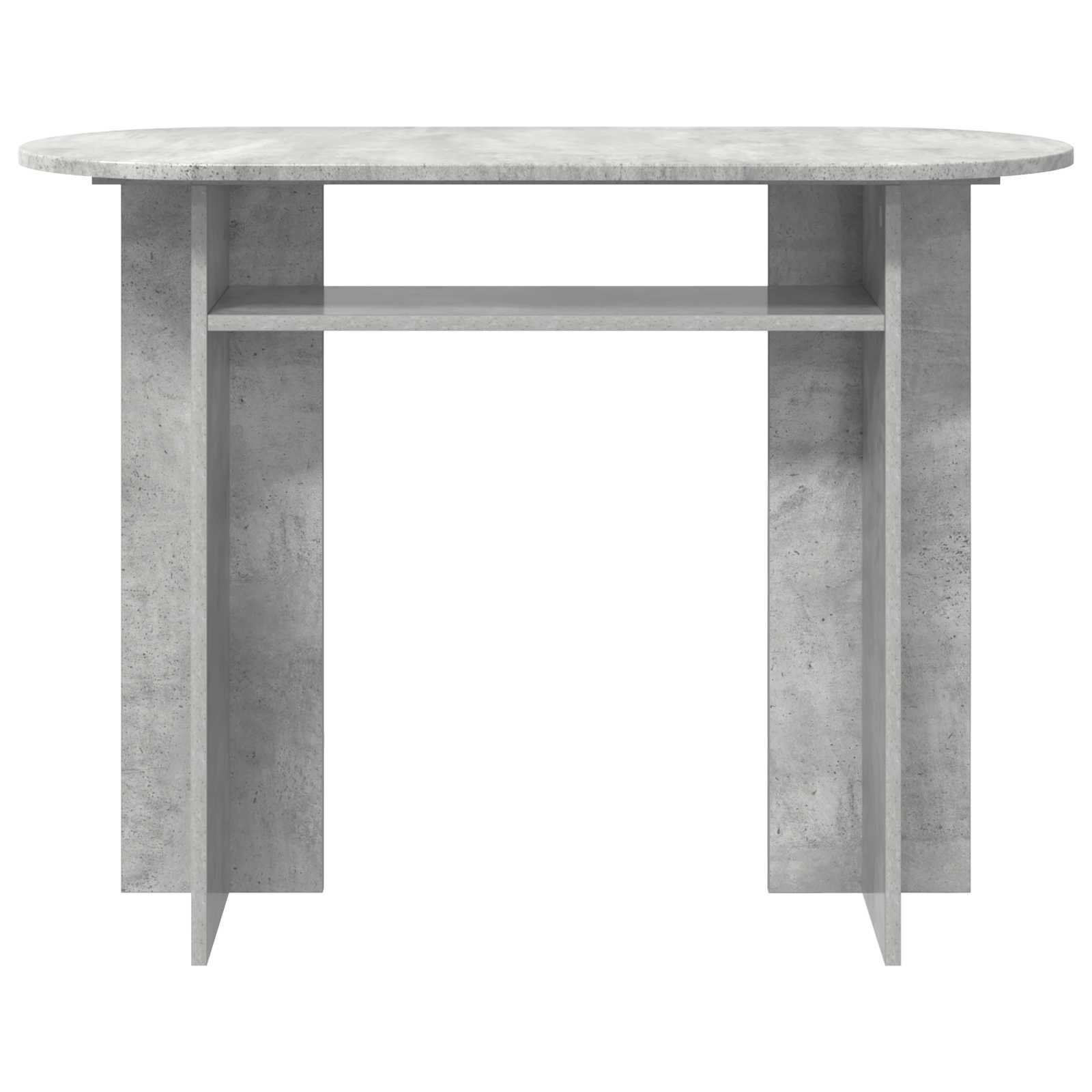 Table console Gris béton 100 x 39,5 x 75 cm Bois d'ingénierie - XIOS