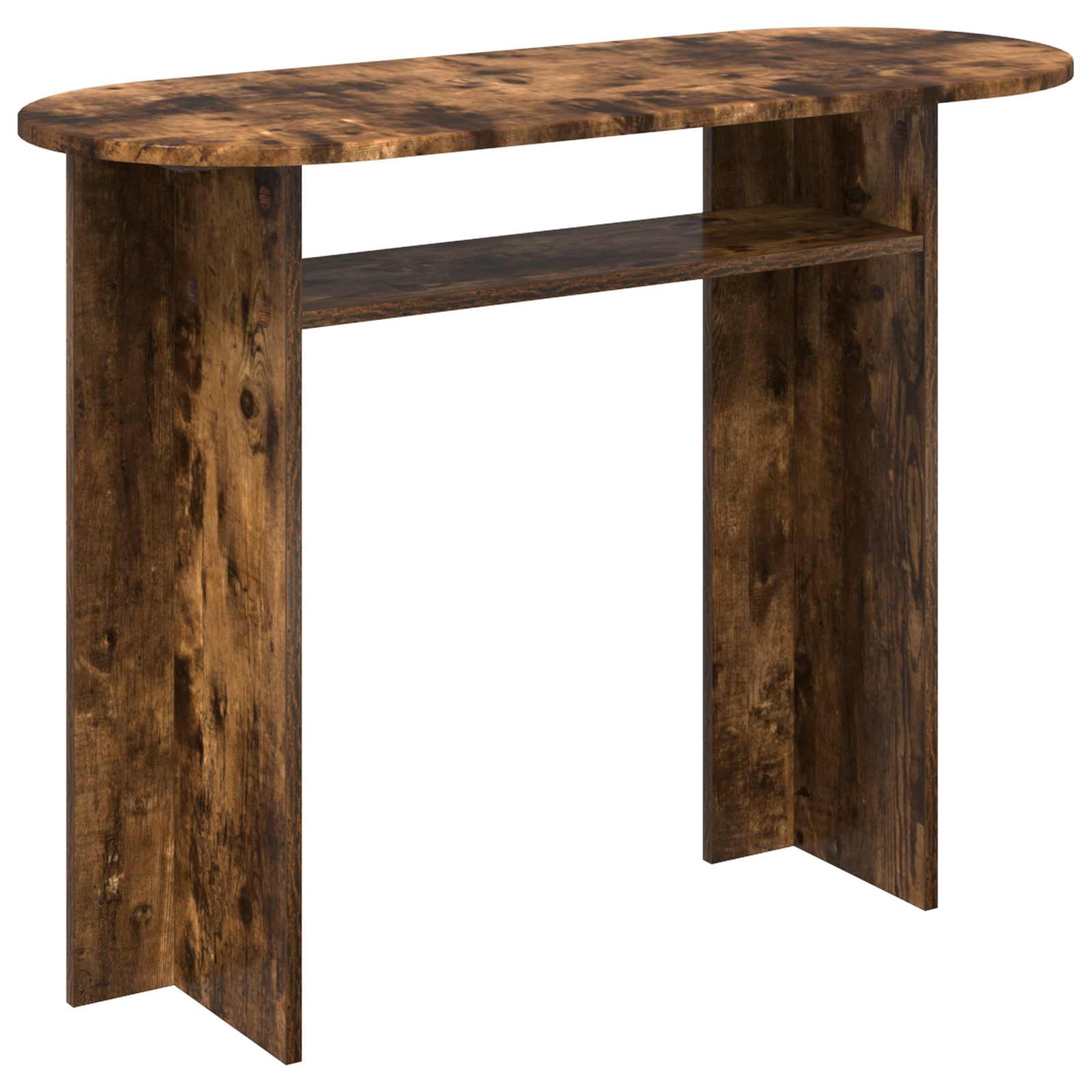 Table console Chêne fumé 100 x 39,5 x 75 cm Bois d'ingénierie - XIOS