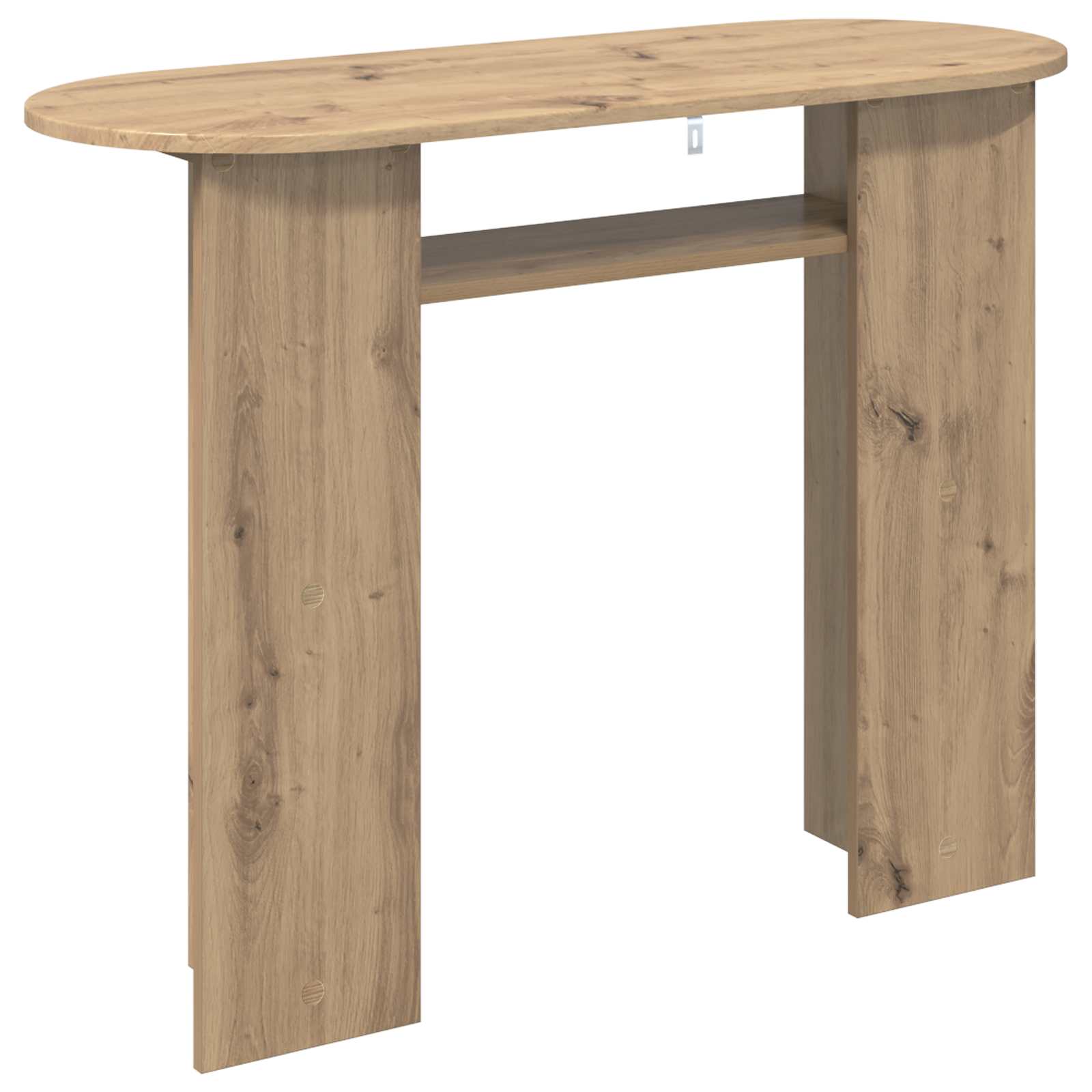 Table console Chêne artisanal 100 x 39,5 x 75 cm - XIOS