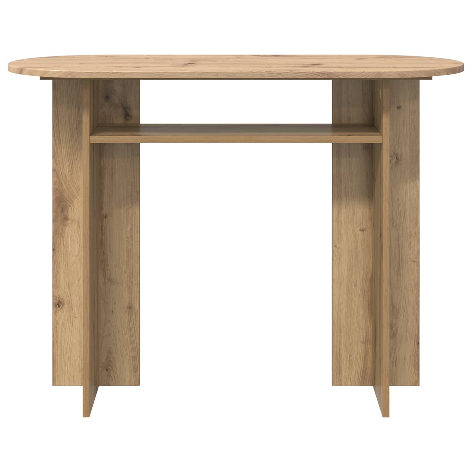 Table console Chêne artisanal 100 x 39,5 x 75 cm - XIOS