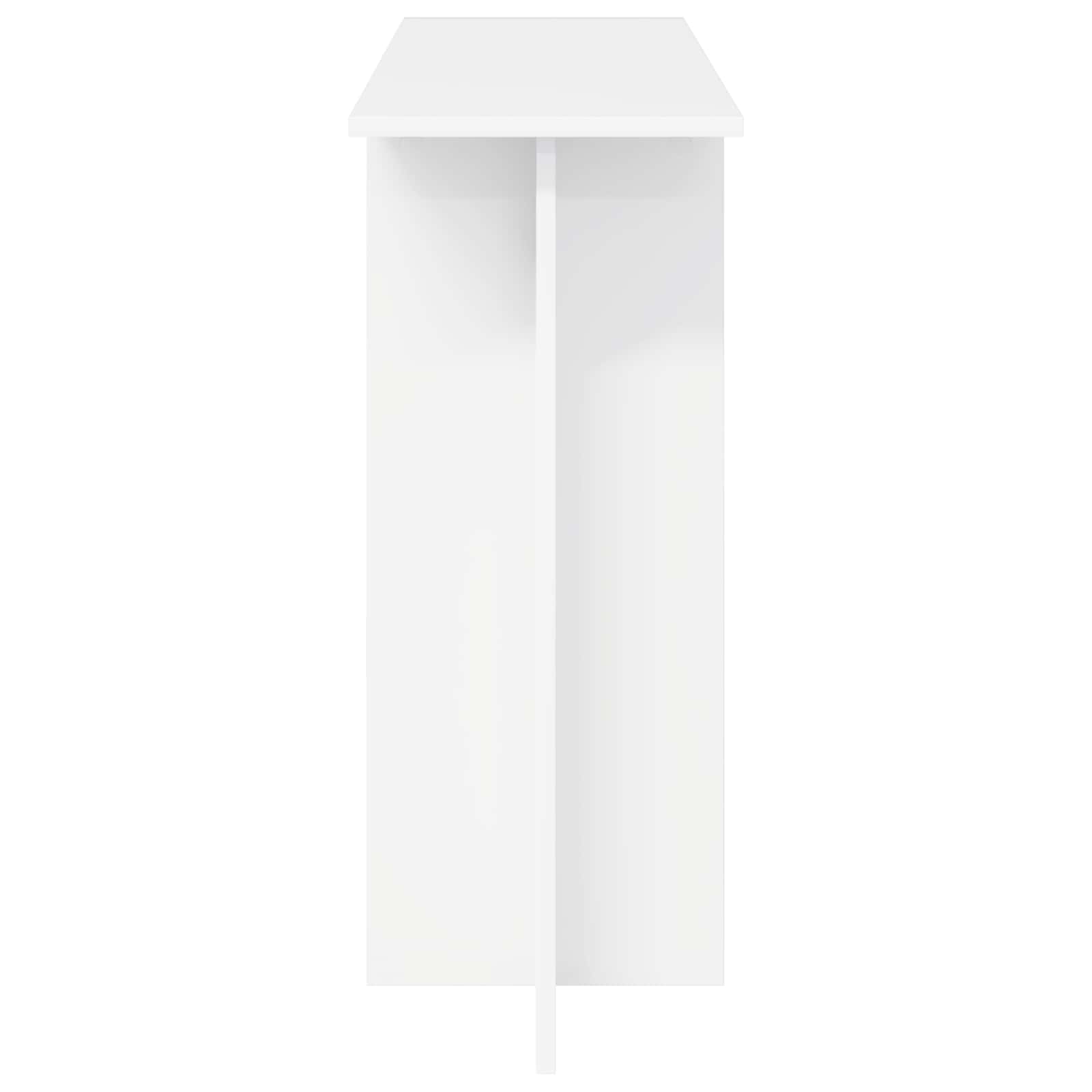 Table console Blanc 100 x 30 x 75 cm Bois d'ingénierie - XIOS