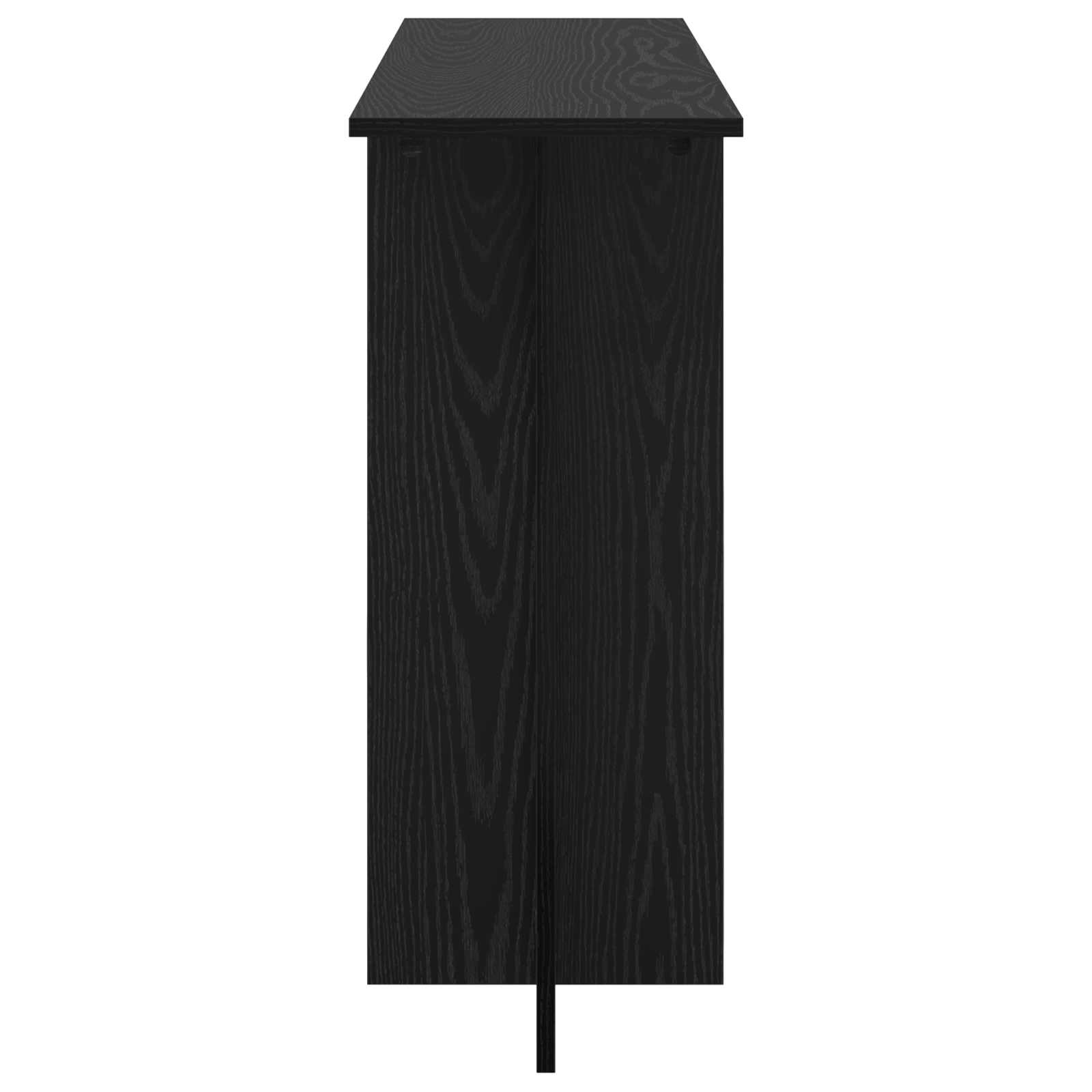 Table console Chêne noir 100 x 30 x 75 cm Bois d'ingénierie - XIOS