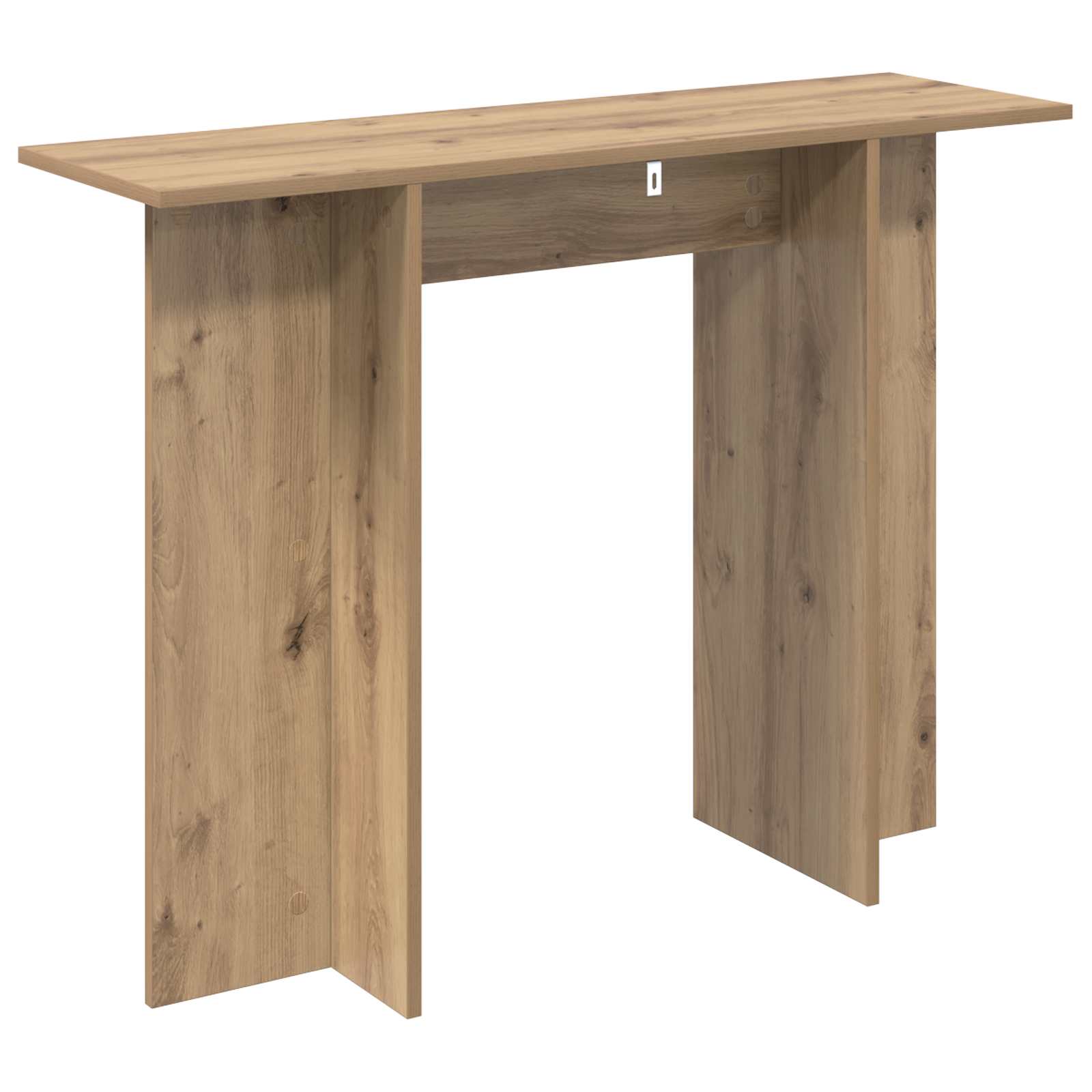 Table console Chêne artisanal 100 x 30 x 75 cm - XIOS