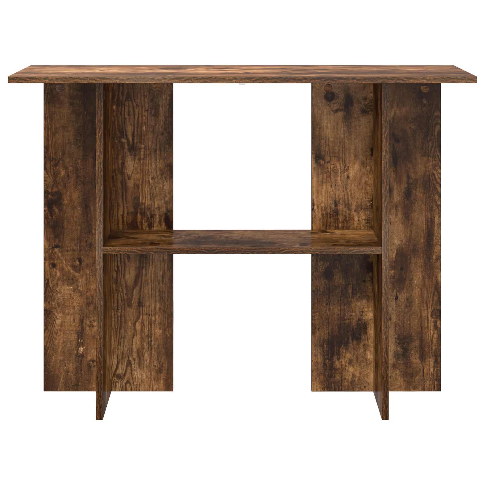 Table console Chêne fumé 100 x 30 x 75 cm Bois d'ingénierie - XIOS