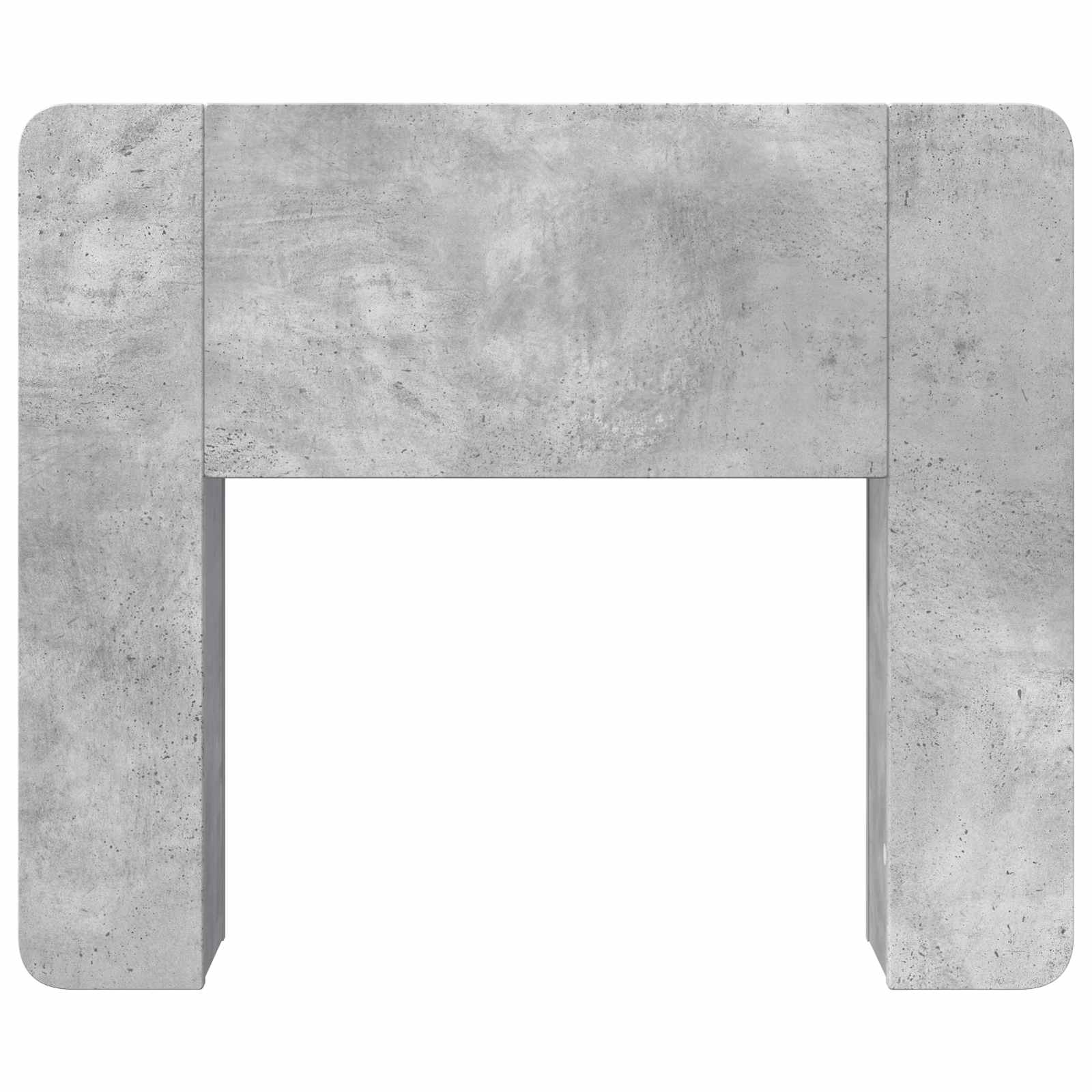 Cabinet de Tête de Lit Gris béton Bois d'ingénierie - XIOS