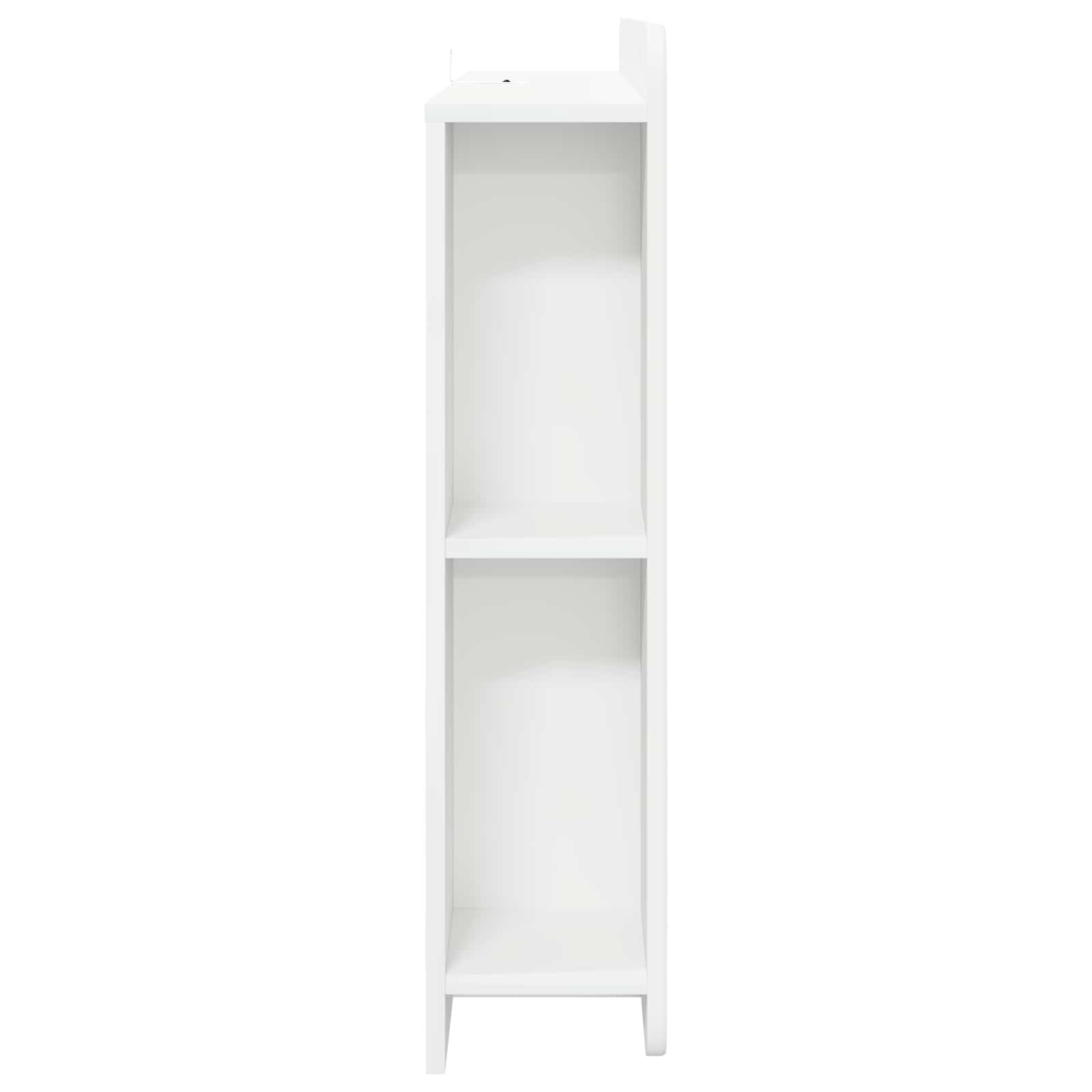 Cabinet de Tête de Lit Blanc brillant Bois d'ingénierie - XIOS