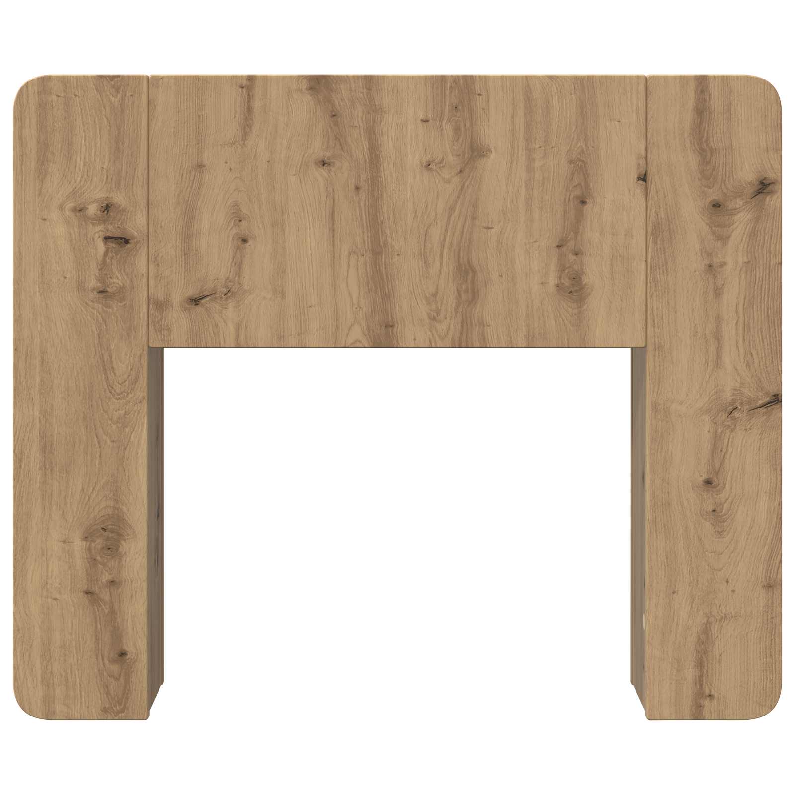 Cabinet de Tête de Lit Chêne Artisanal 119,5 x 18,5 x 80 cm - XIOS