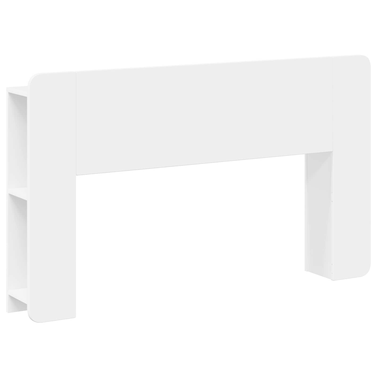 Cabinet de Tête de Lit avec stockage Blanc 135 x 18,5 x 80 cm - XIOS