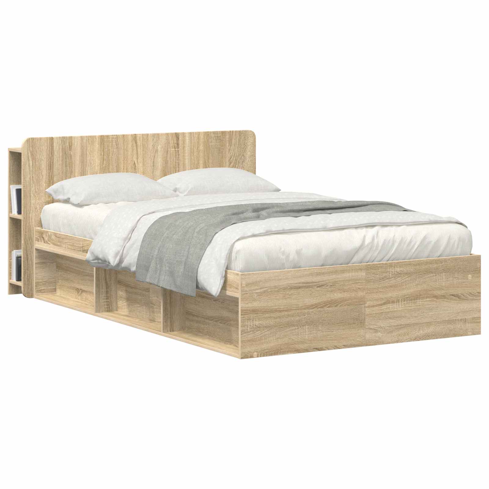 Cabinet de Tête de Lit avec stockage Sonoma Bois d'ingénierie - XIOS