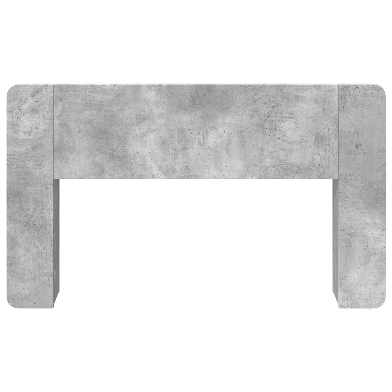 Cabinet de Tête de Lit Gris béton Bois d'ingénierie - XIOS
