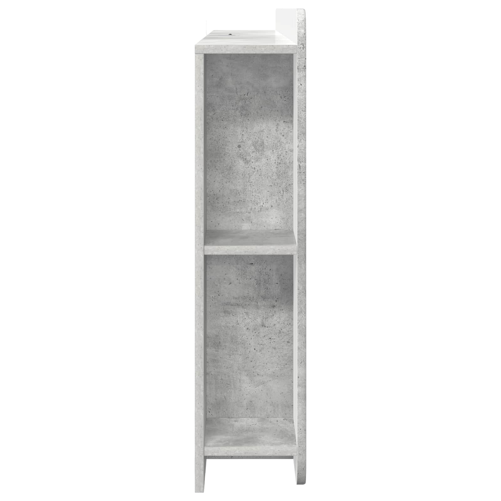 Cabinet de Tête de Lit Gris béton Bois d'ingénierie - XIOS
