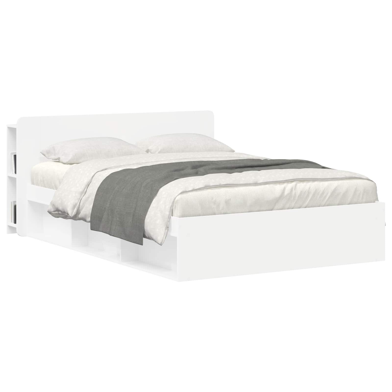 Cabinet de Tête de Lit avec stockage Blanc Bois d'ingénierie - XIOS