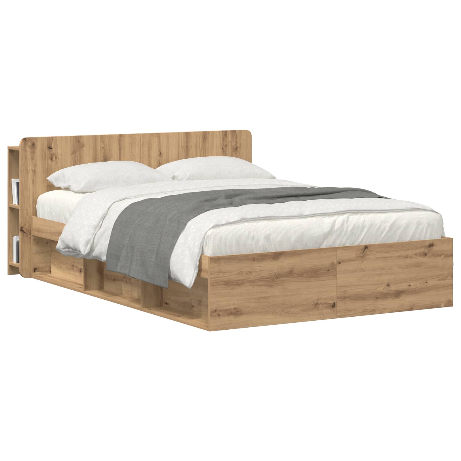 Cabinet de Tête de Lit Chêne artisanal Bois d'ingénierie - XIOS