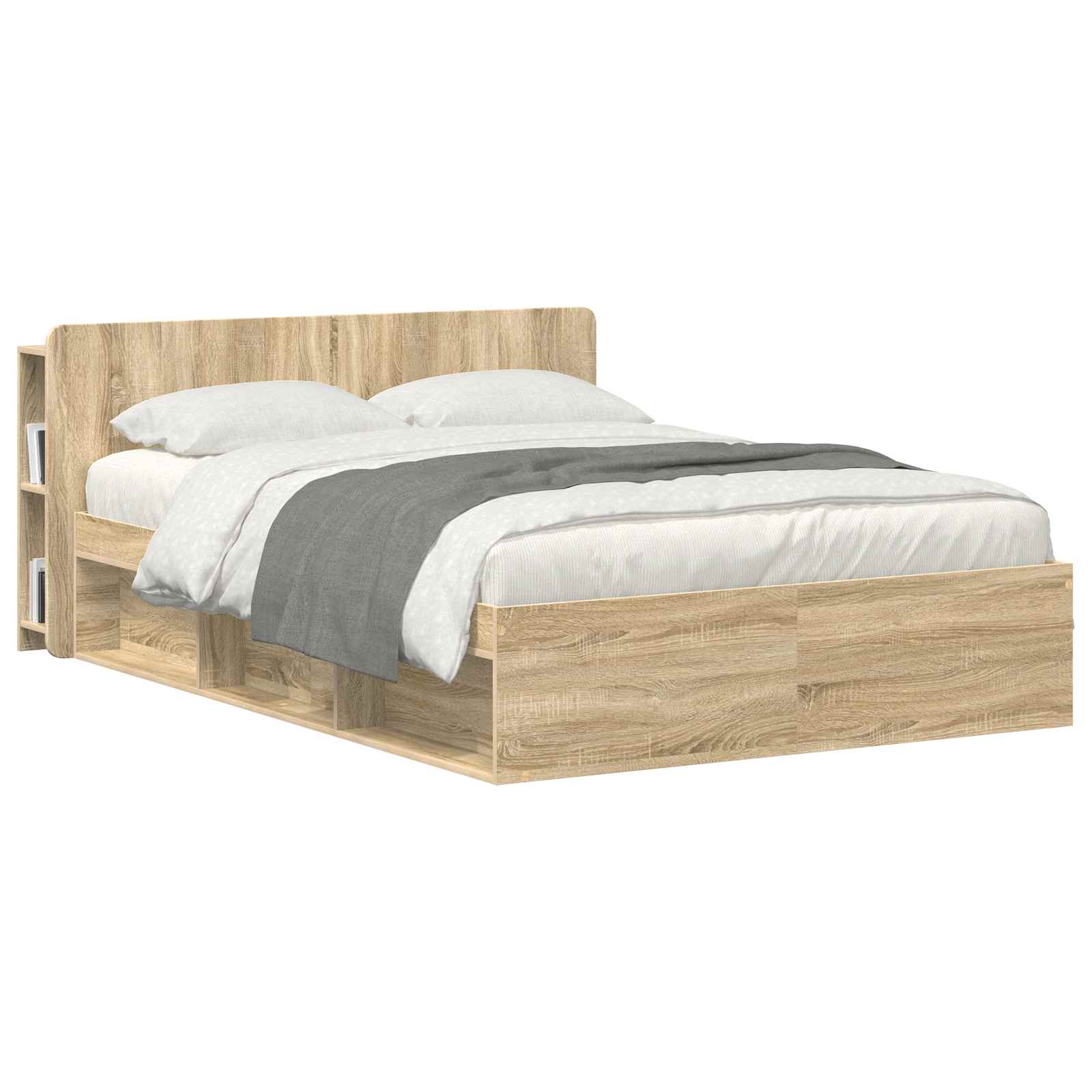 Cabinet de Tête de Lit Chêne Sonoma Bois d'ingénierie - XIOS