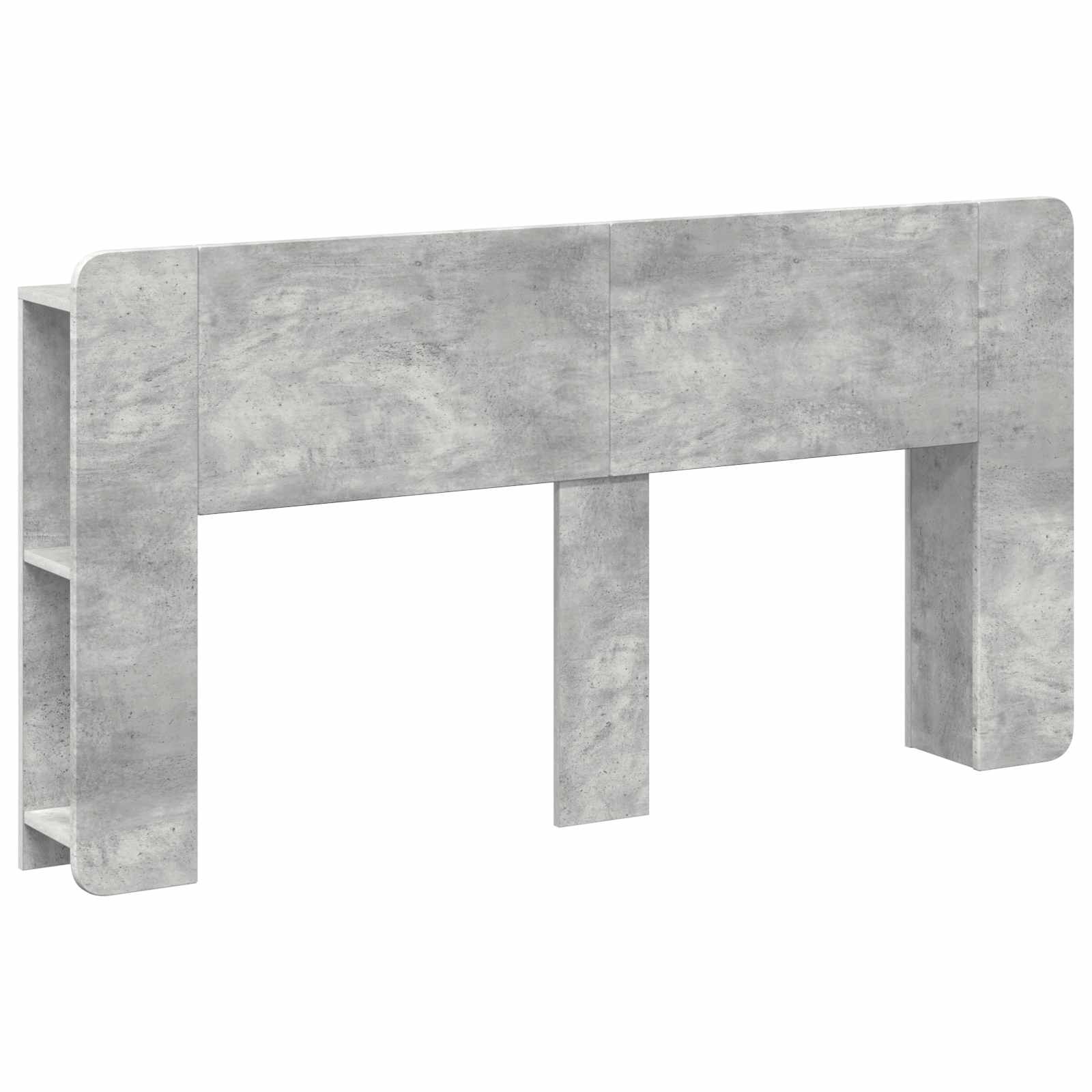 Cabinet de Tête de Lit Gris béton Bois d'ingénierie - XIOS