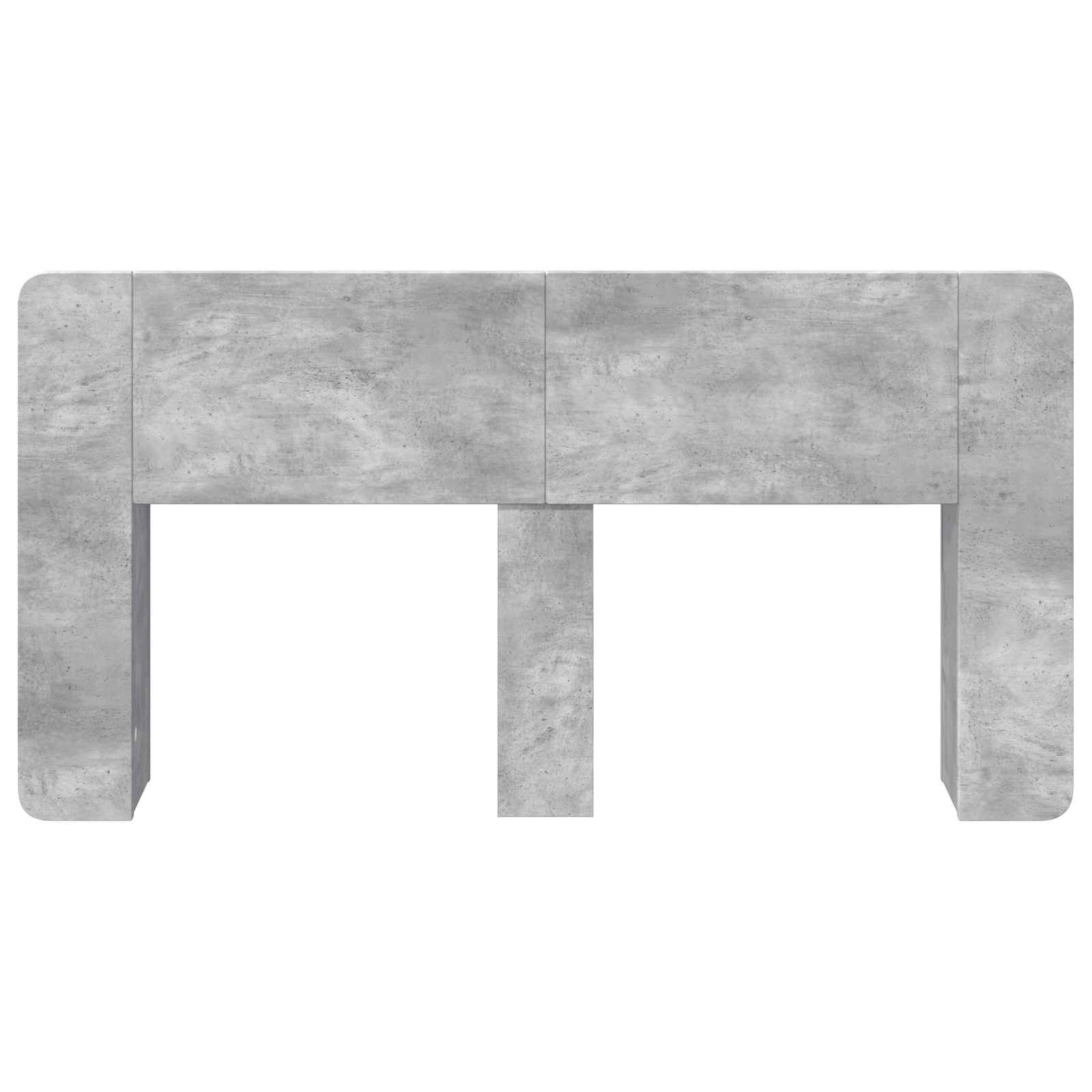 Cabinet de Tête de Lit Gris béton Bois d'ingénierie - XIOS