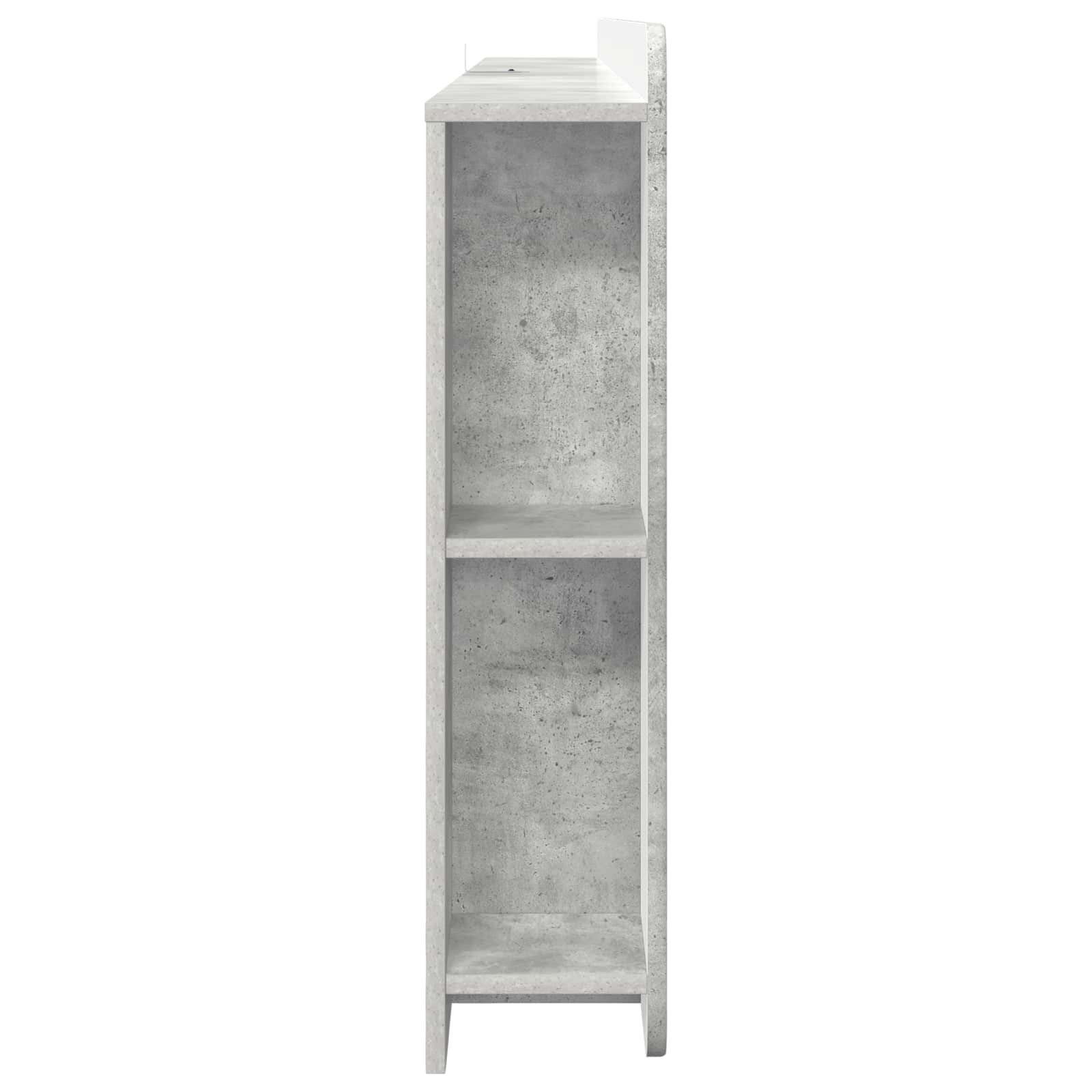 Cabinet de Tête de Lit Gris béton Bois d'ingénierie - XIOS