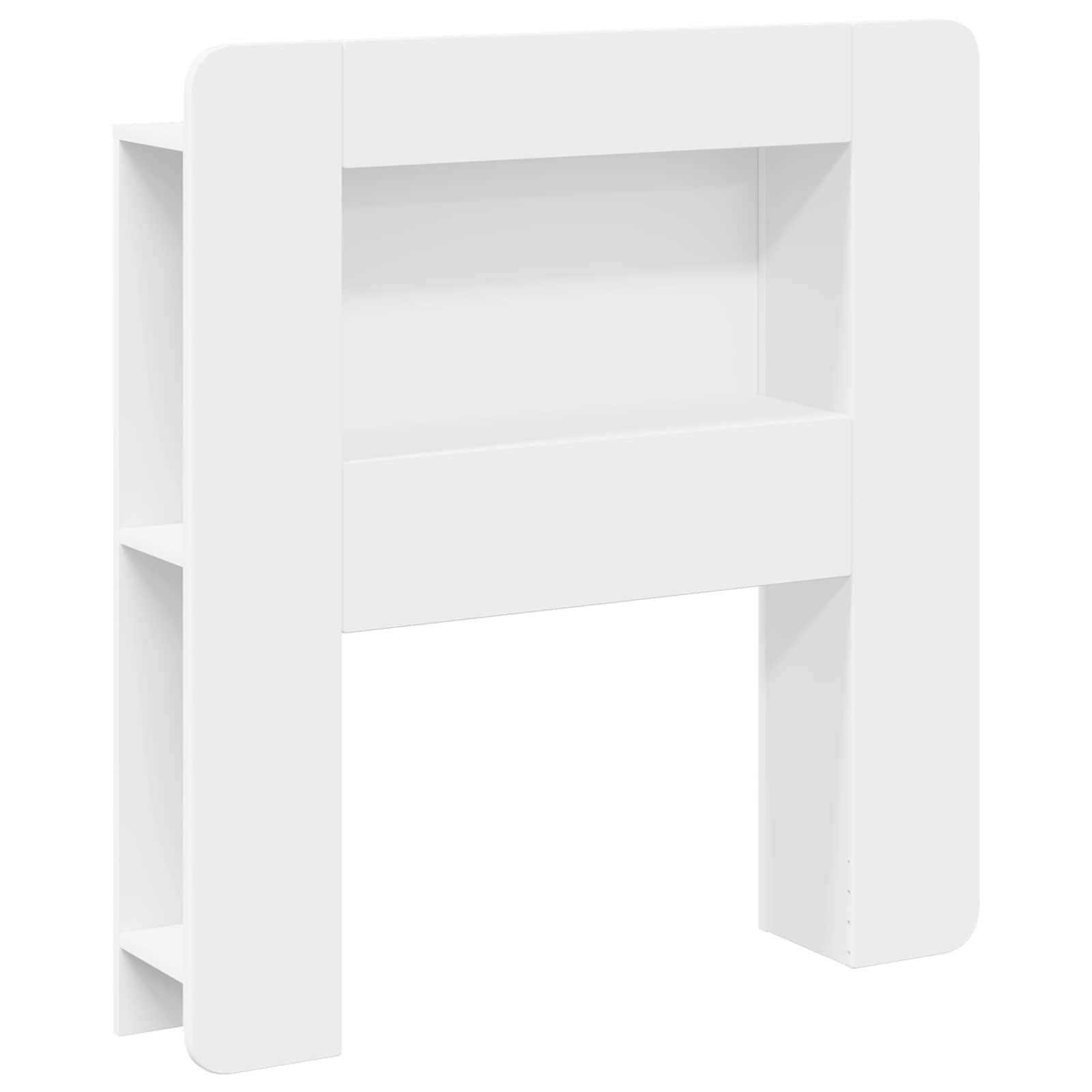 Cabinet de Tête de Lit avec stockage Blanc Bois d’ingénierie - XIOS