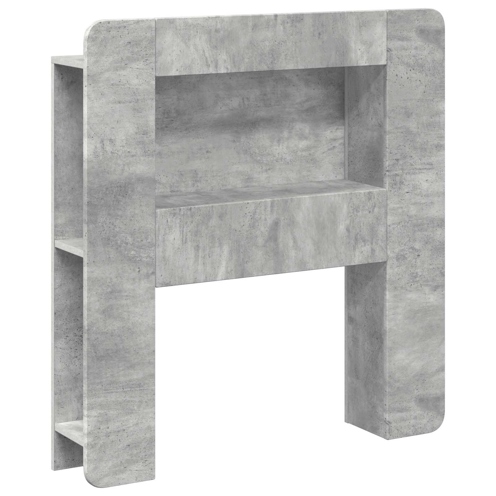 Cabinet de Tête de Lit Gris béton Bois d’ingénierie - XIOS