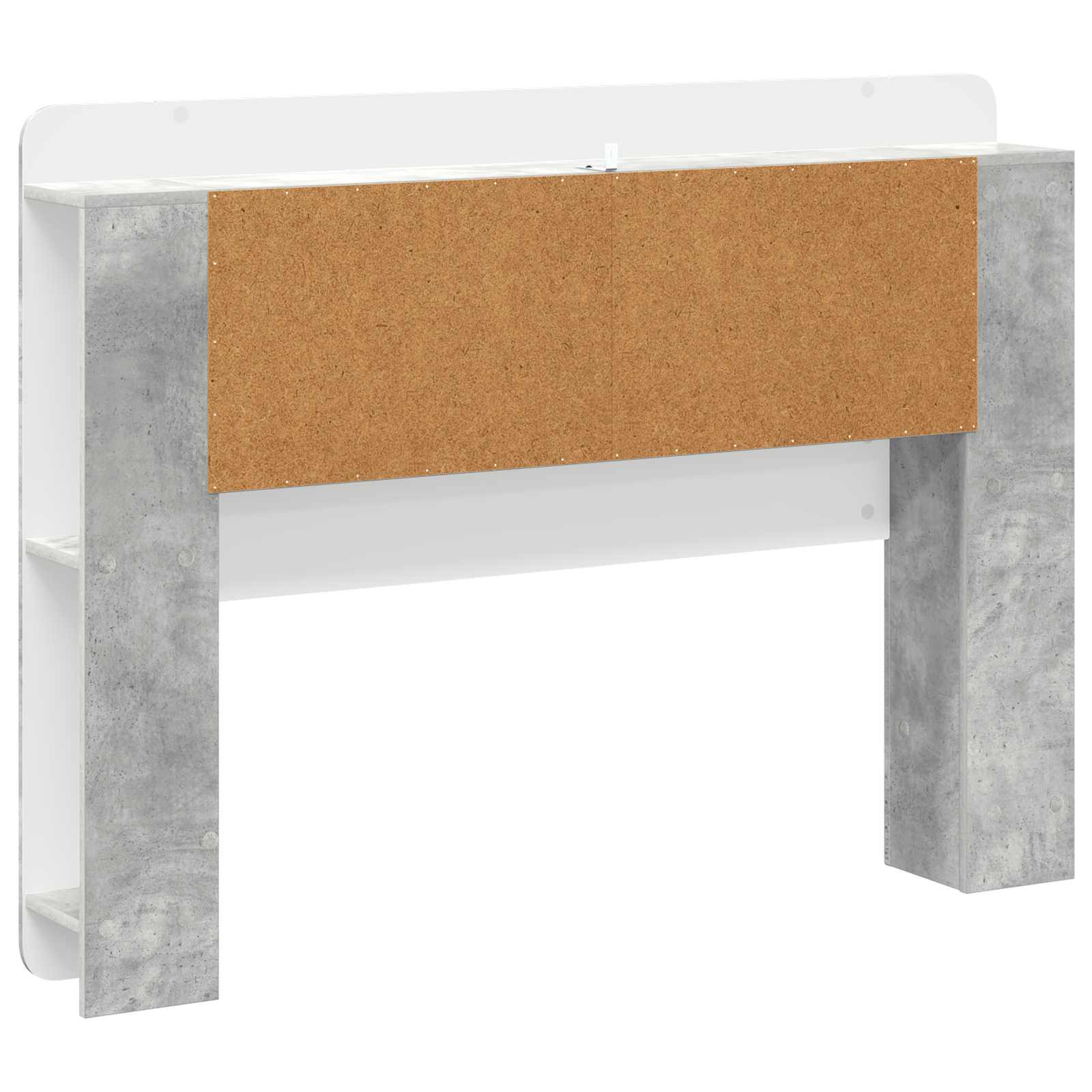 Cabinet de Tête de Lit Gris béton Bois d’ingénierie - XIOS