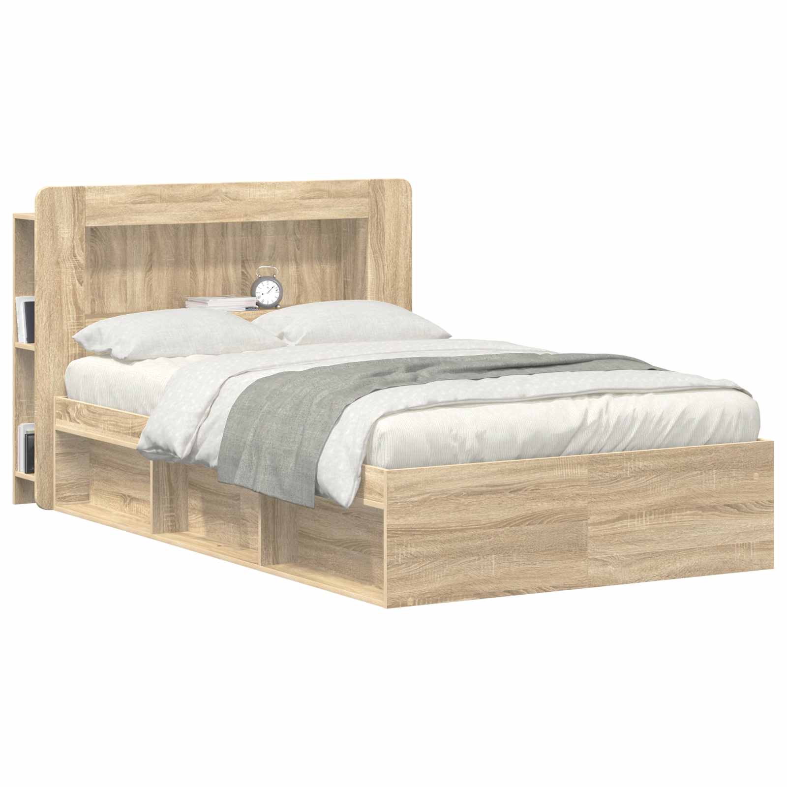 Cabinet de Tête de Lit Chêne Sonoma Bois d’ingénierie - XIOS