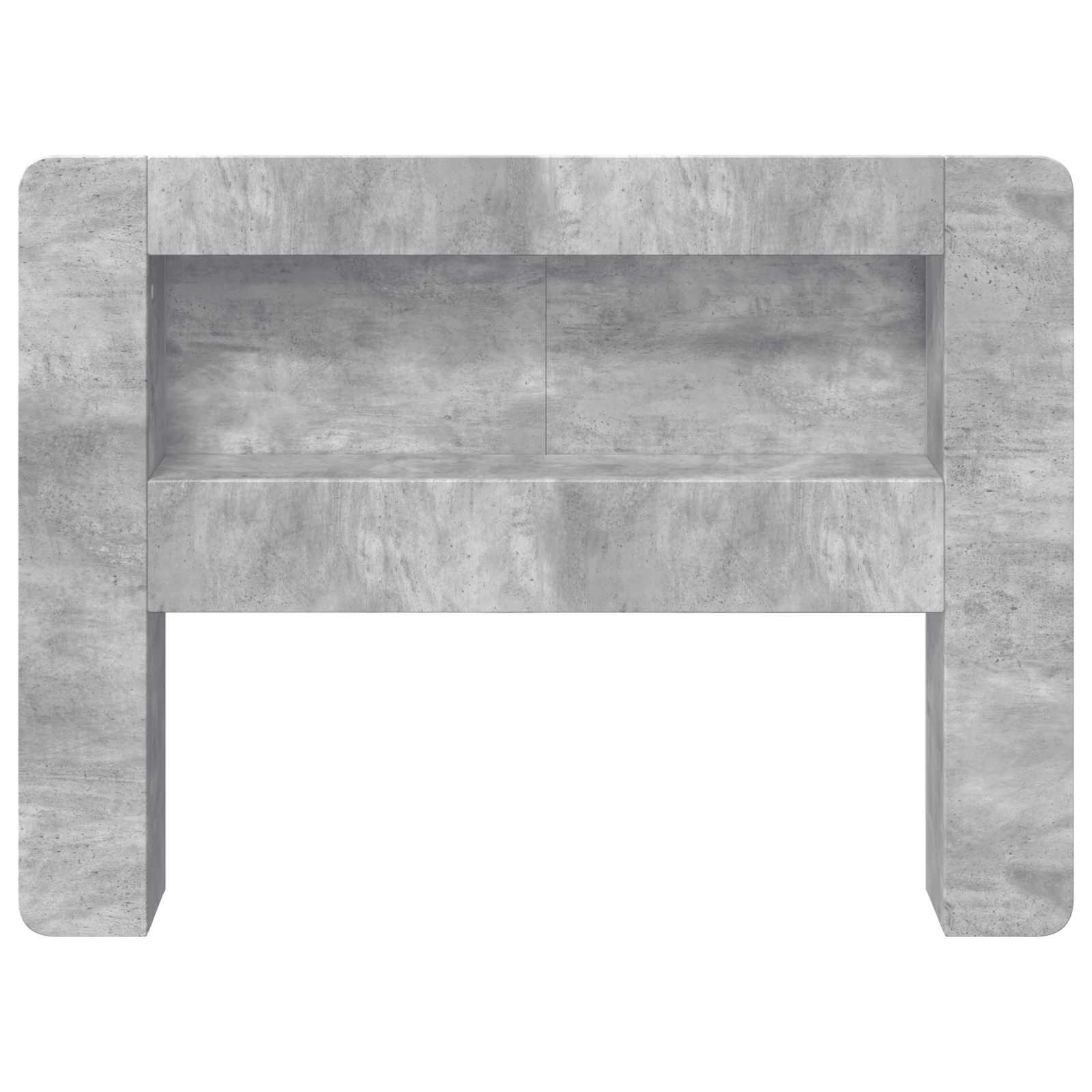 Cabinet de Tête de Lit Gris béton Bois d’ingénierie - XIOS