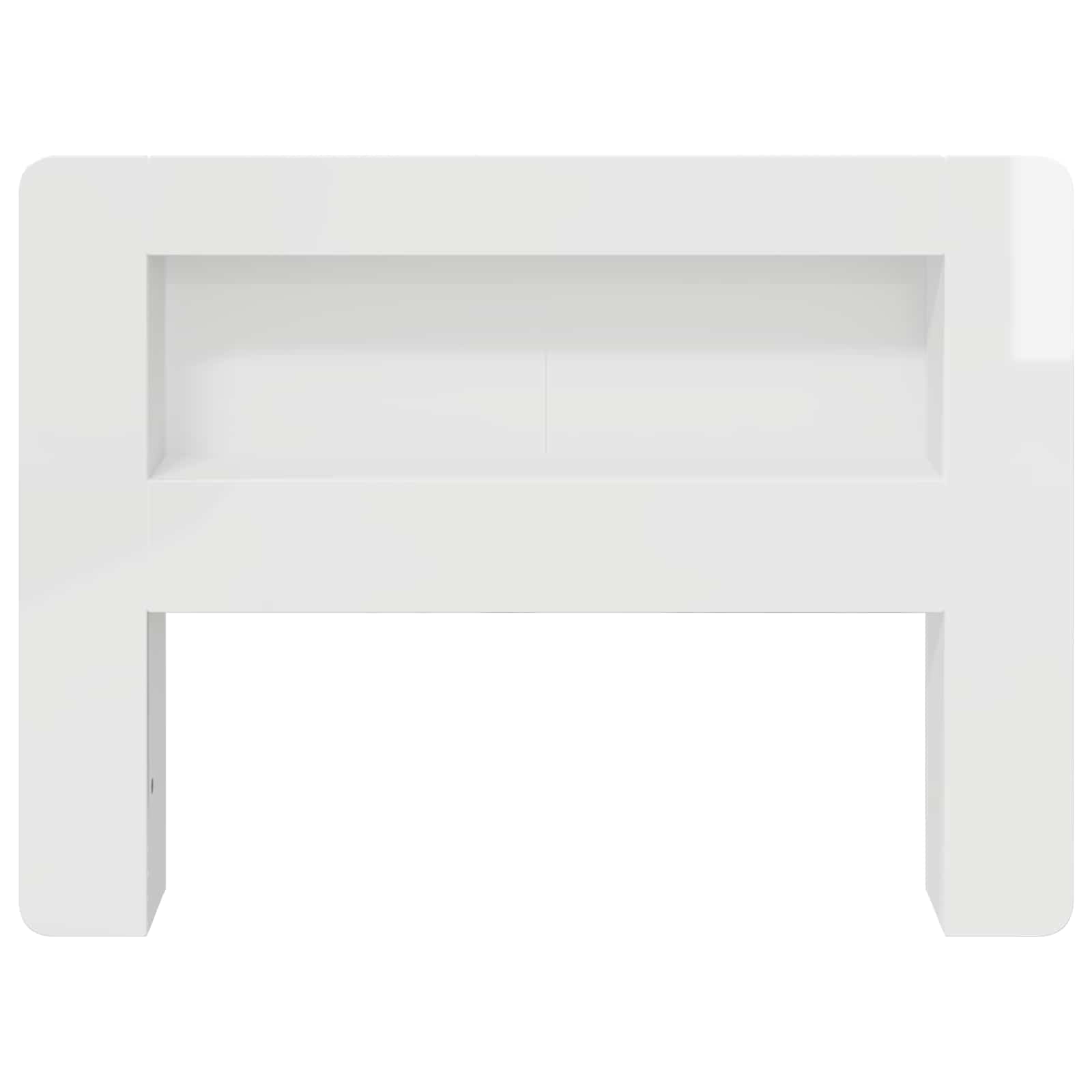 Cabinet de Tête de Lit Blanc brillant Bois d’ingénierie - XIOS