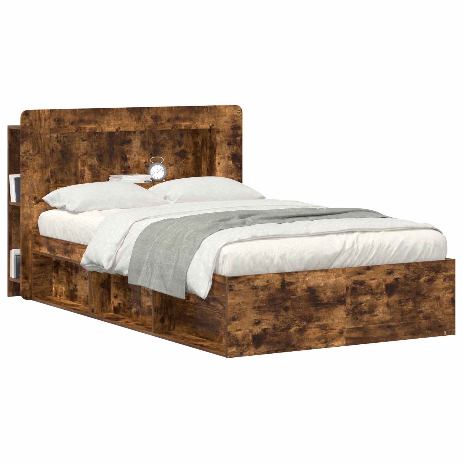 Cabinet de Tête de Lit Chêne fumé Bois d’ingénierie - XIOS