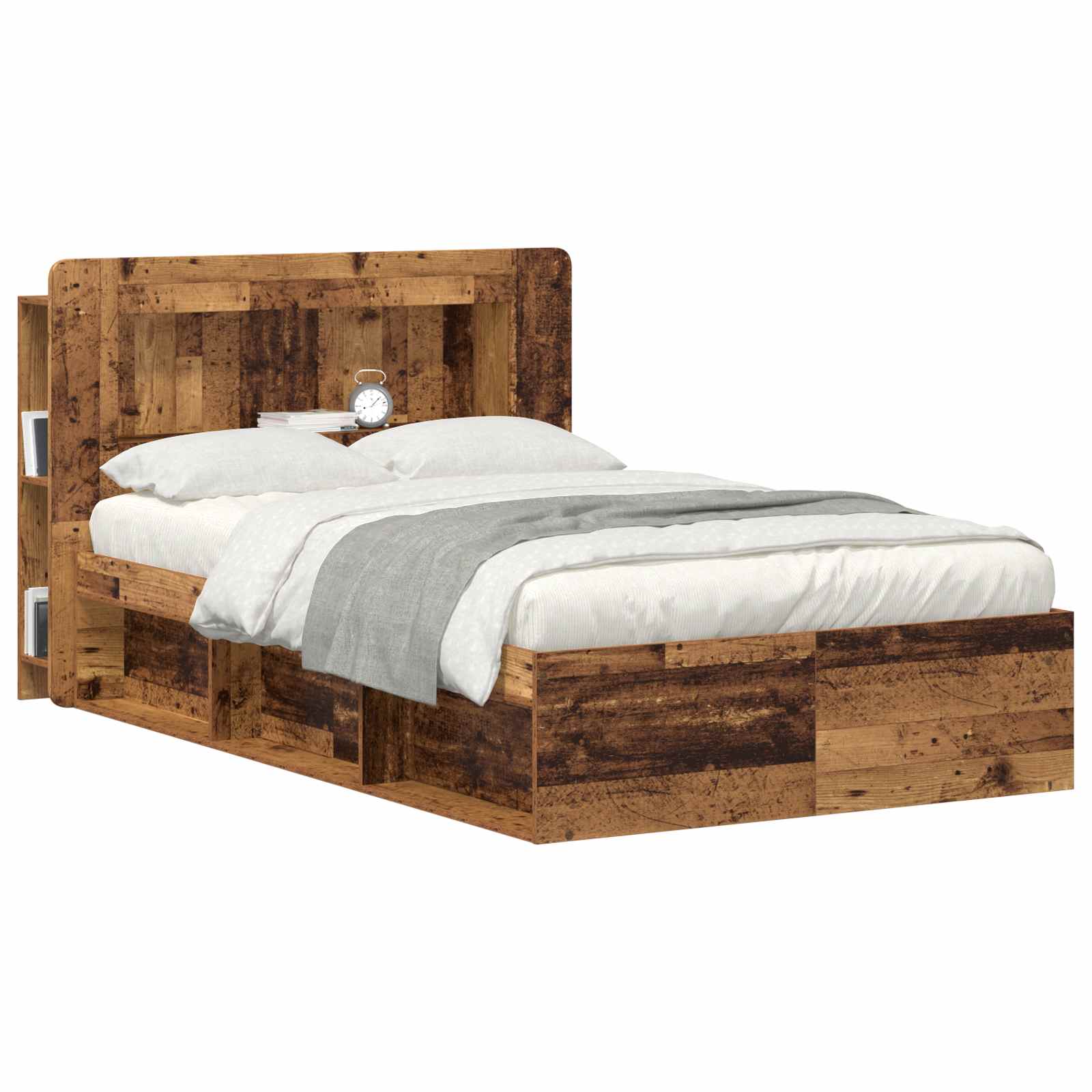 Cabinet de Tête de Lit Bois ancien Bois d’ingénierie - XIOS
