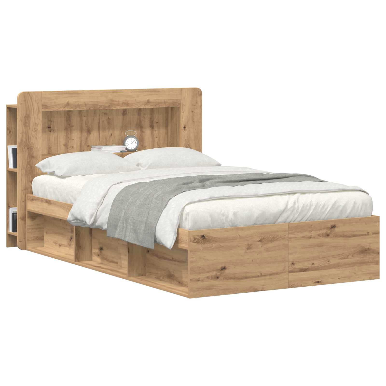 Cabinet de Tête de Lit Chêne artisanal Bois d’ingénierie - XIOS