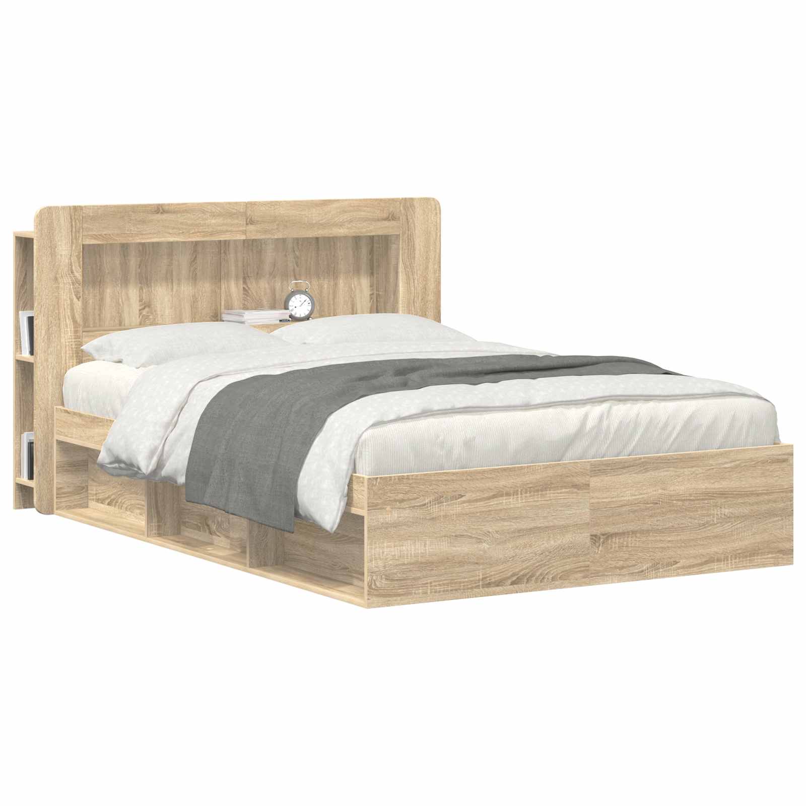 Cabinet de Tête de Lit Chêne Sonoma Bois d’ingénierie - XIOS