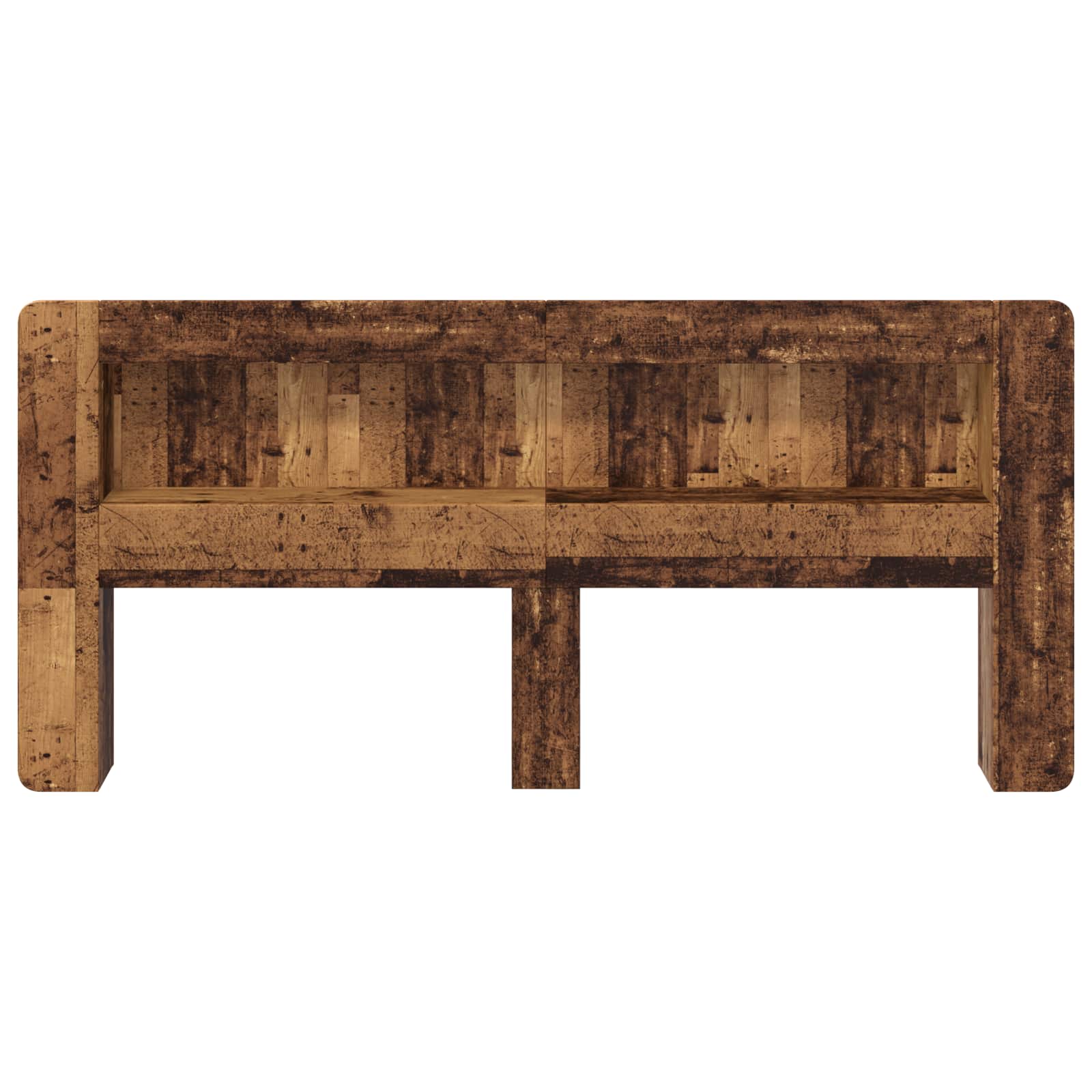 Cabinet de Tête de Lit Bois ancien Bois d’ingénierie - XIOS