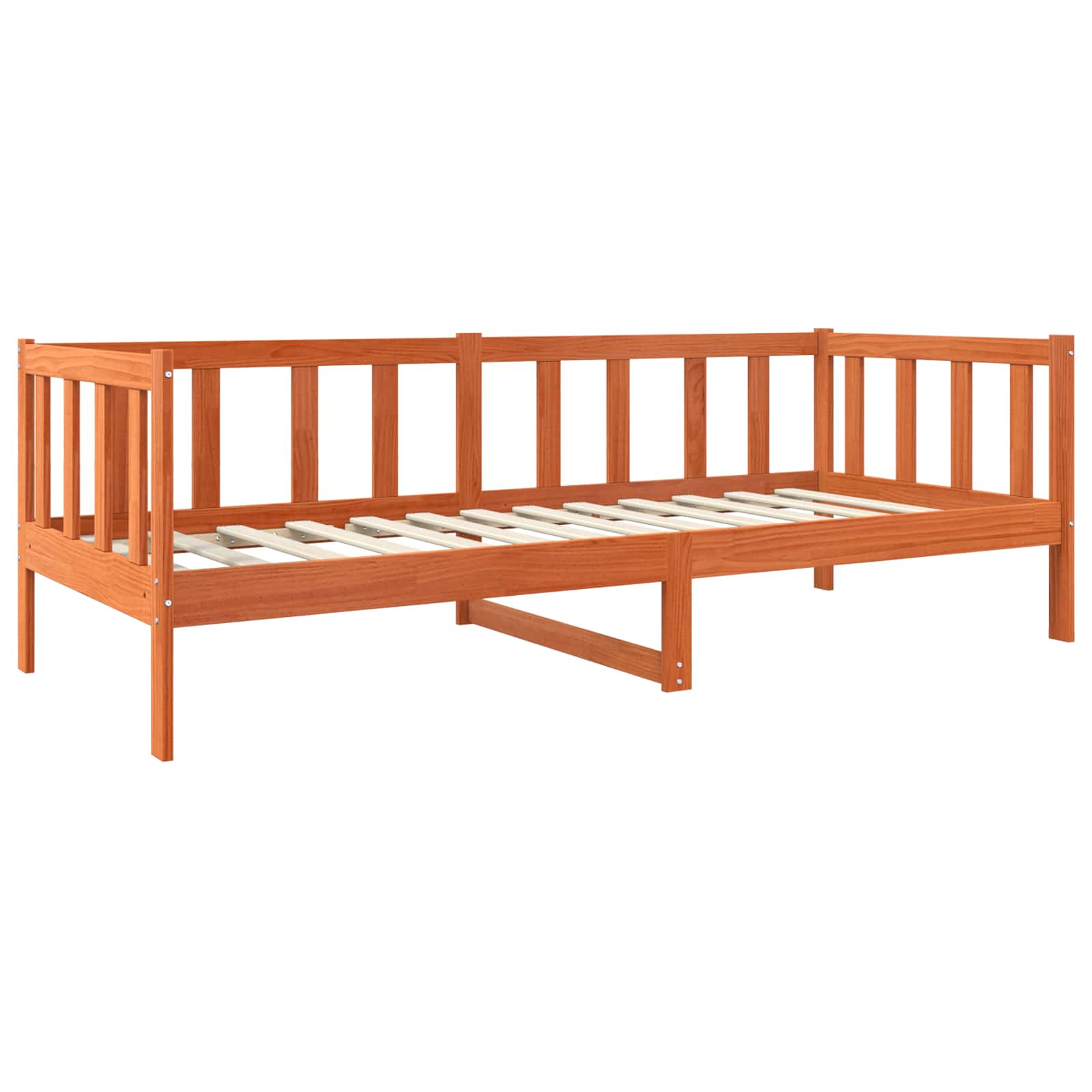 Cadre de lit Cire marron 90 x 190 cm Bois de pin massif - XIOS