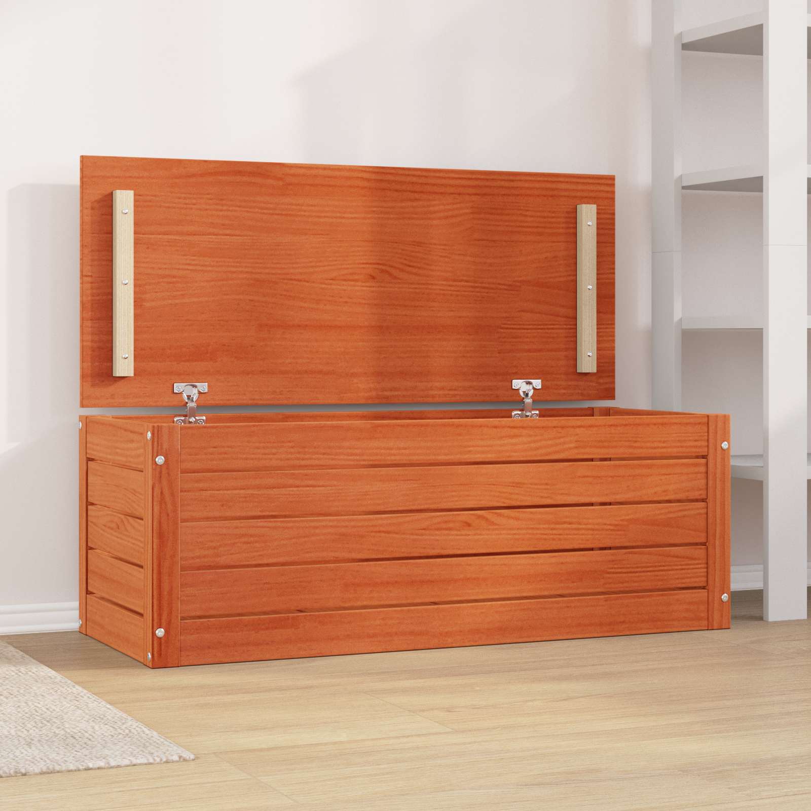 Boîte de rangement avec stockage Cire marron 109 x 36,5 x 33 cm - XIOS