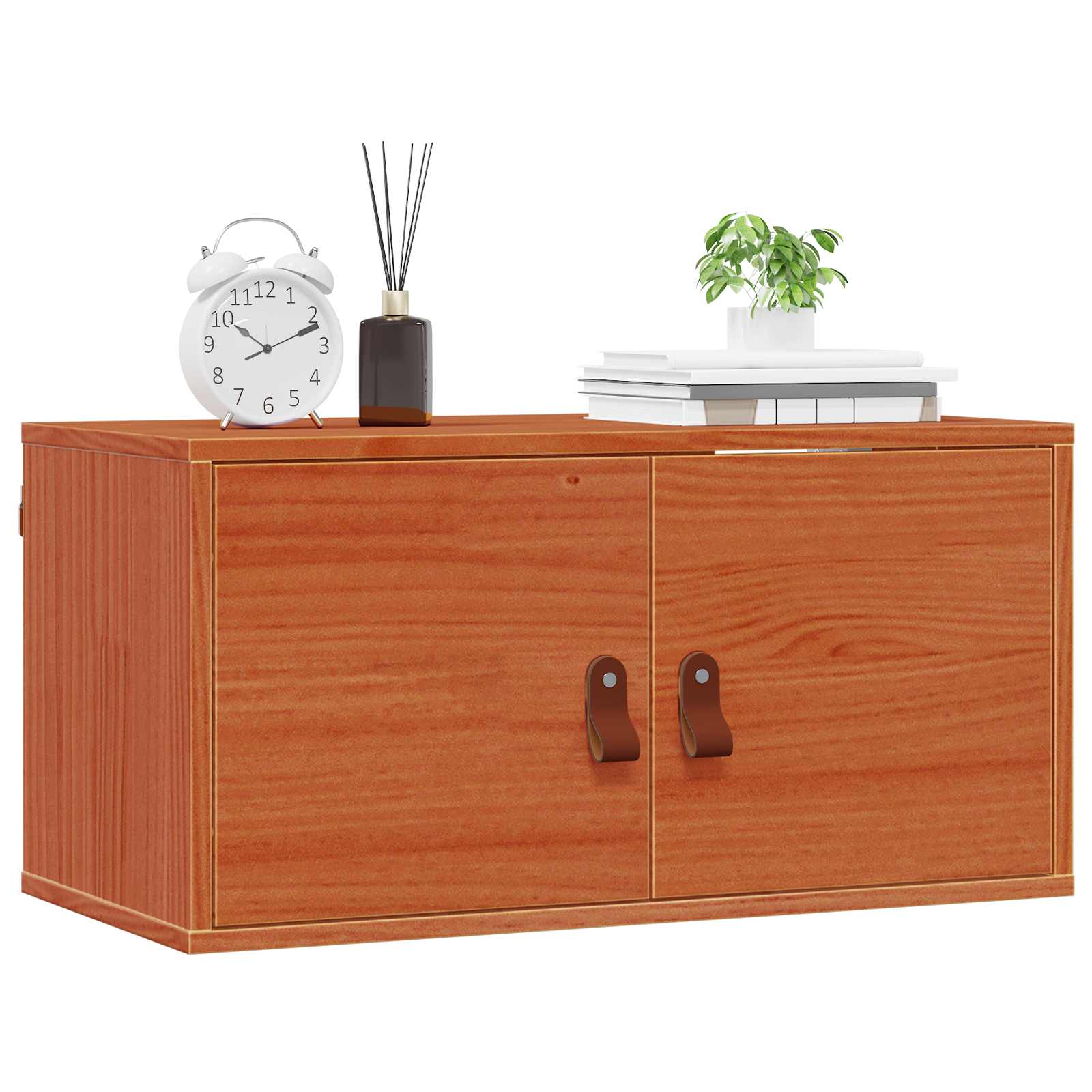 Meuble mural avec étagère 2 pcs Cire marron 60 x 30 x 30 cm - XIOS