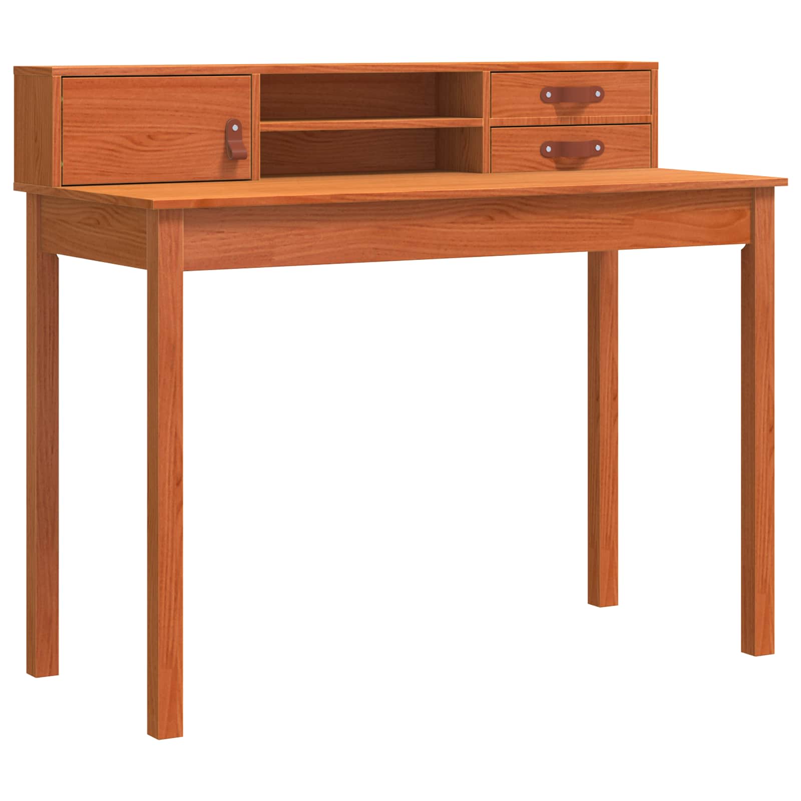 Bureau avec tiroir Cire marron 110 x 50 x 93 cm Pin massif - XIOS