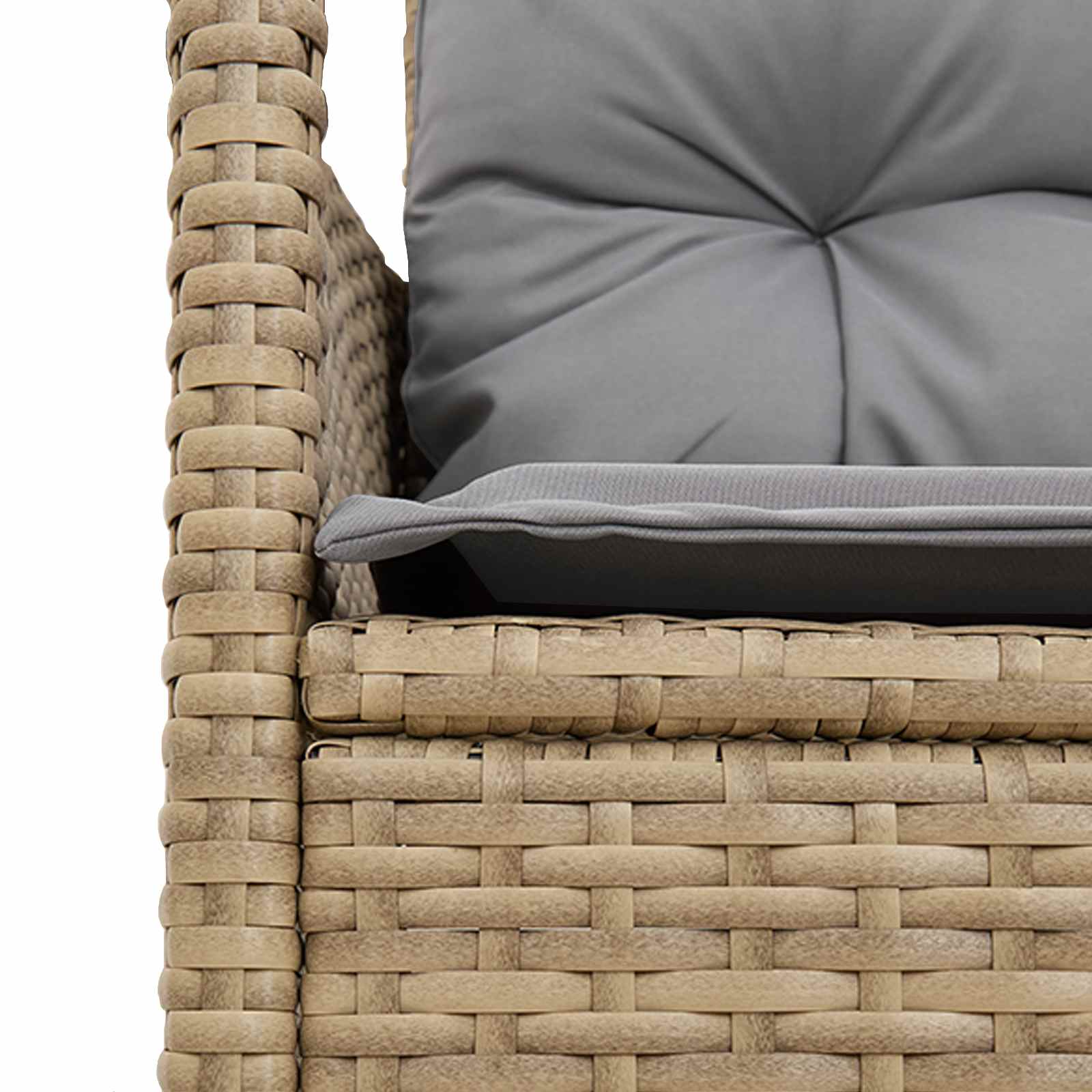 Ensemble de canapé de jardin avec coussin 2 pcs polyrotin - XIOS