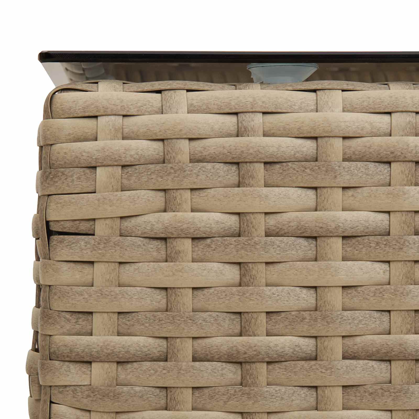 Ensemble de canapé de jardin avec coussin 2 pcs polyrotin - XIOS