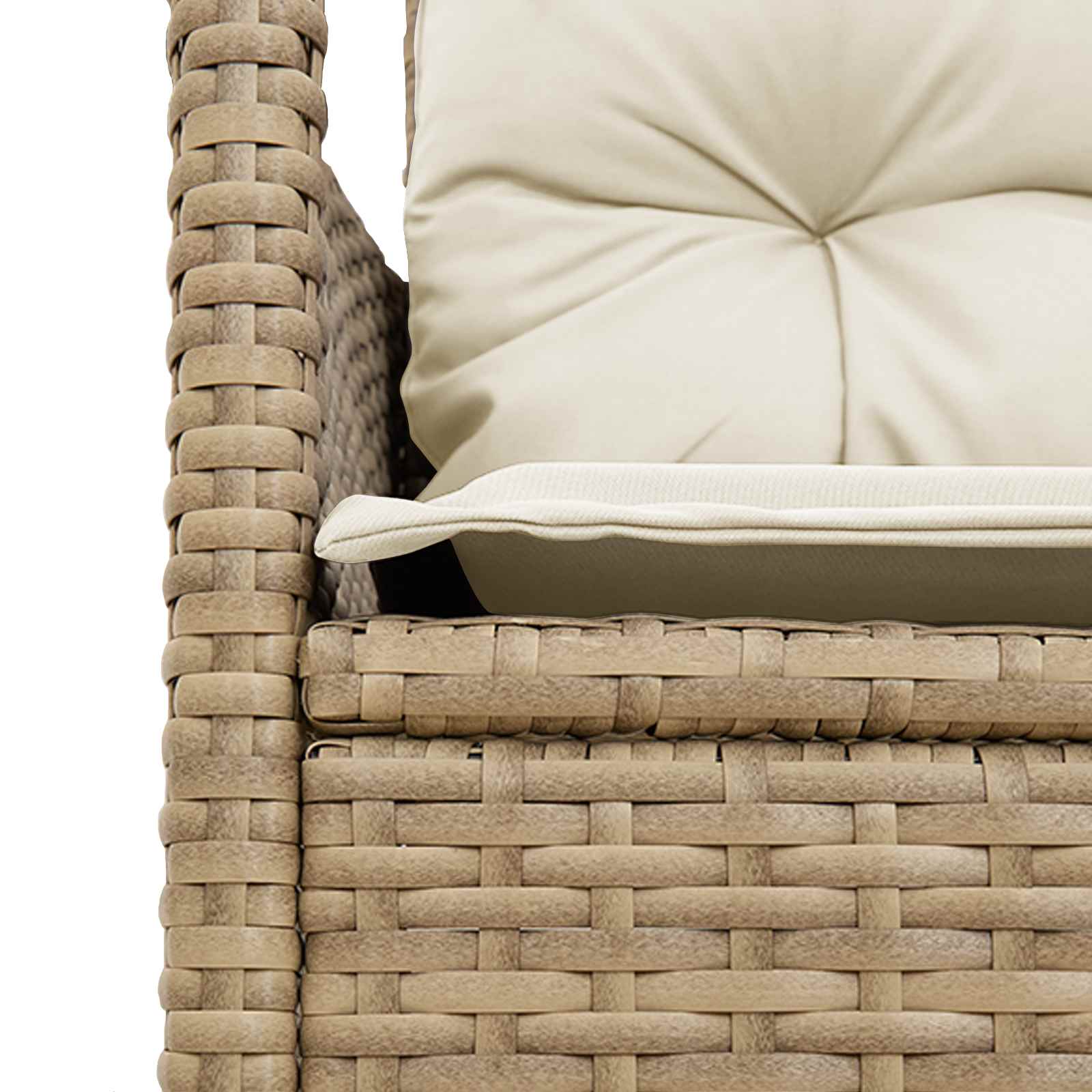 Ensemble de canapé de jardin avec coussin 2 pcs polyrotin - XIOS