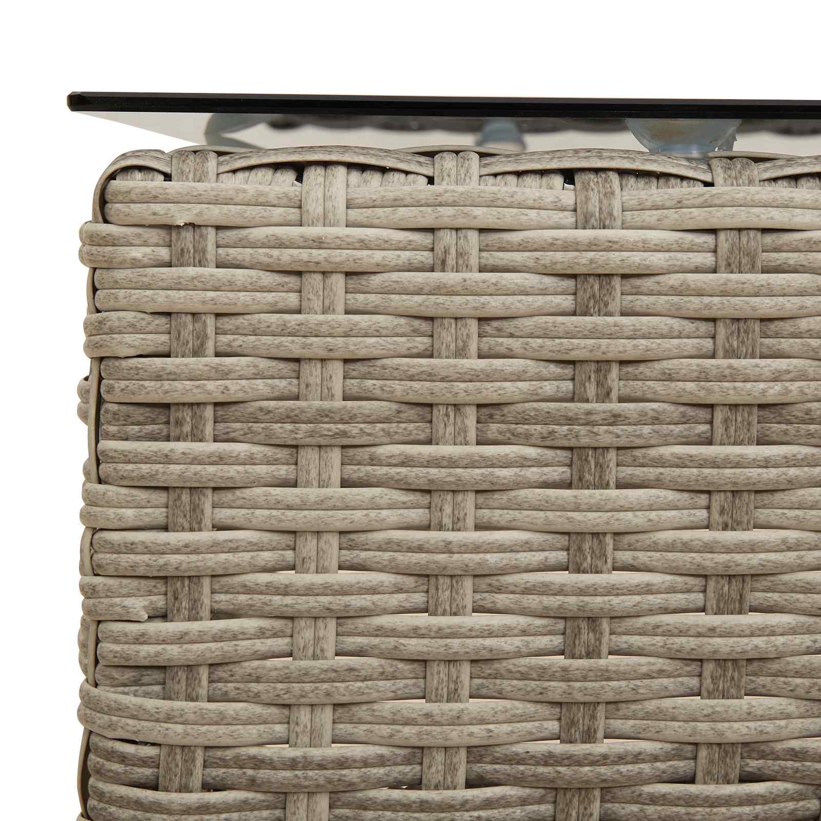 Ensemble de canapé de jardin avec coussin 2 pcs polyrotin - XIOS