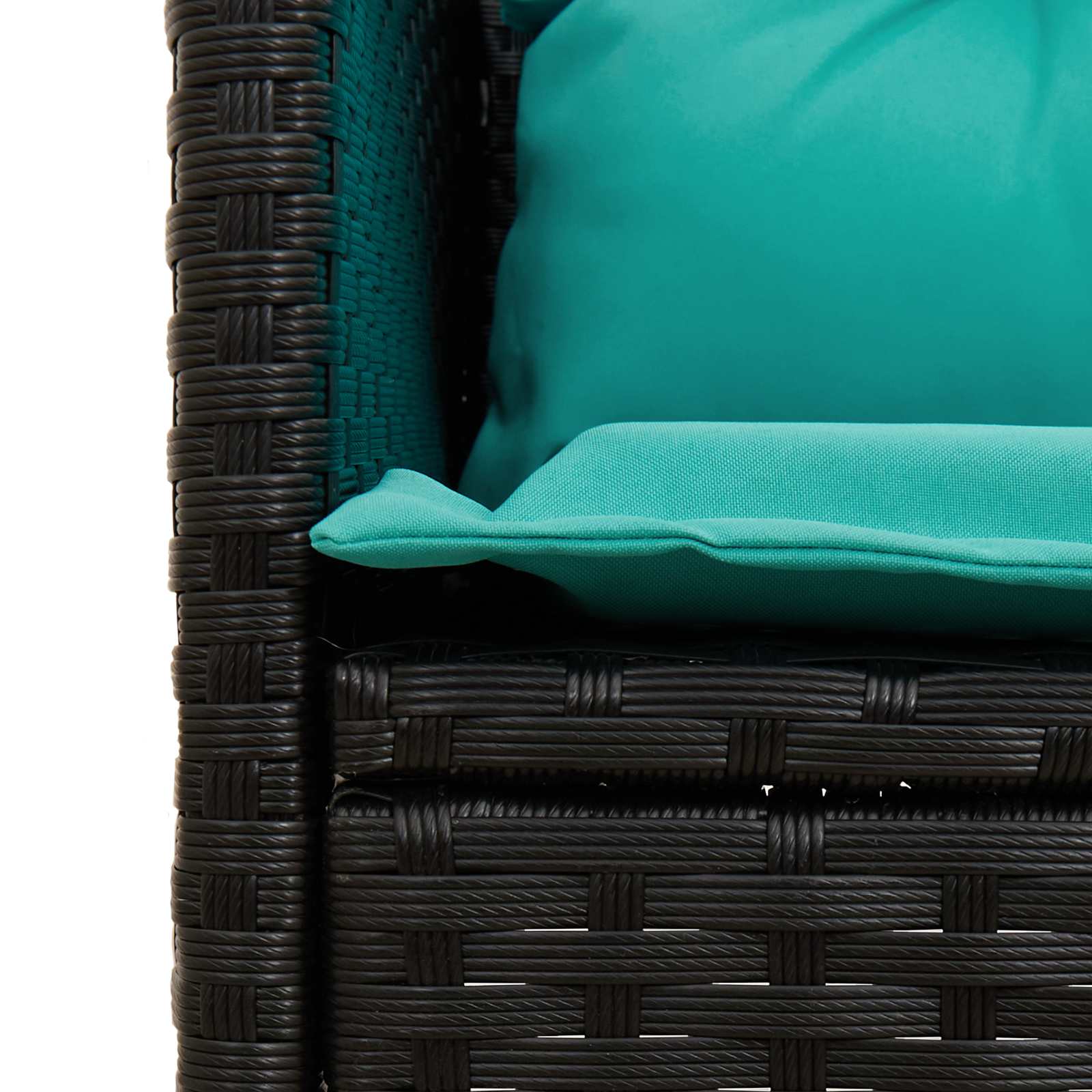 Ensemble de canapé de jardin avec coussin 2 pcs polyrotin - XIOS