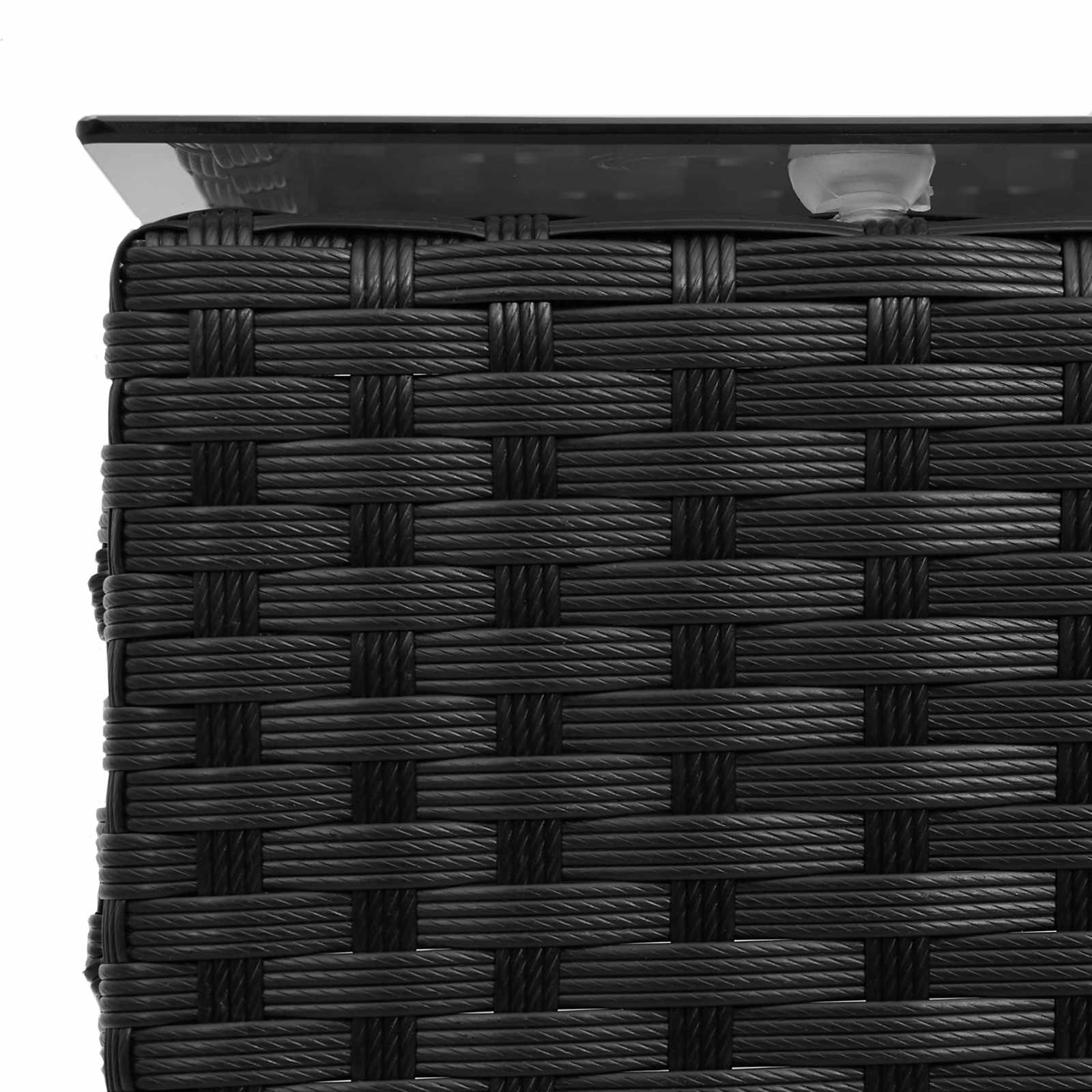 Ensemble de canapé de jardin avec coussin 2 pcs polyrotin - XIOS