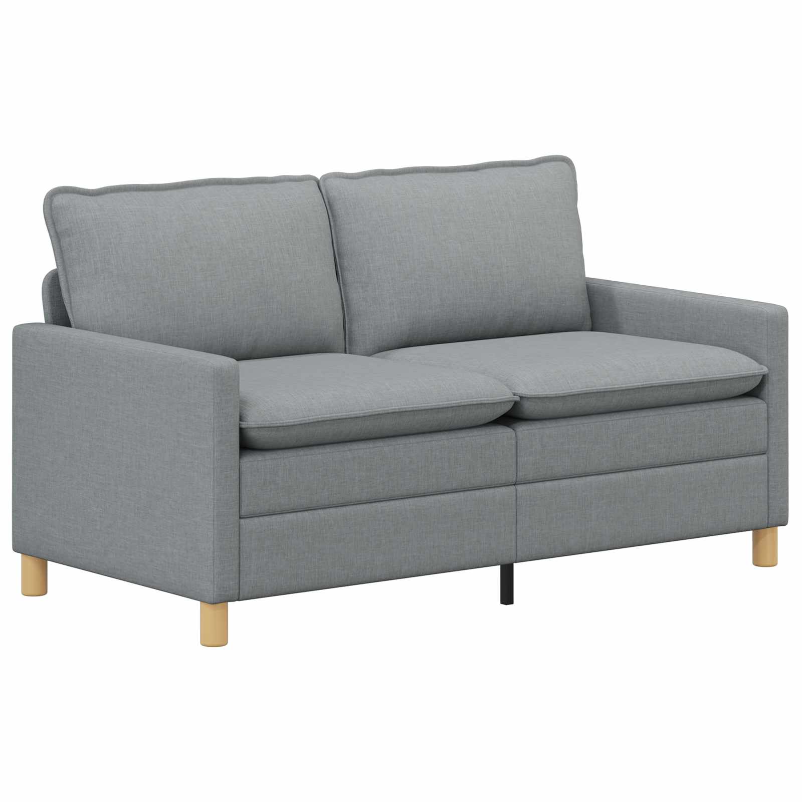 Ensemble de Canapés 2 pc Gris clair Tissu