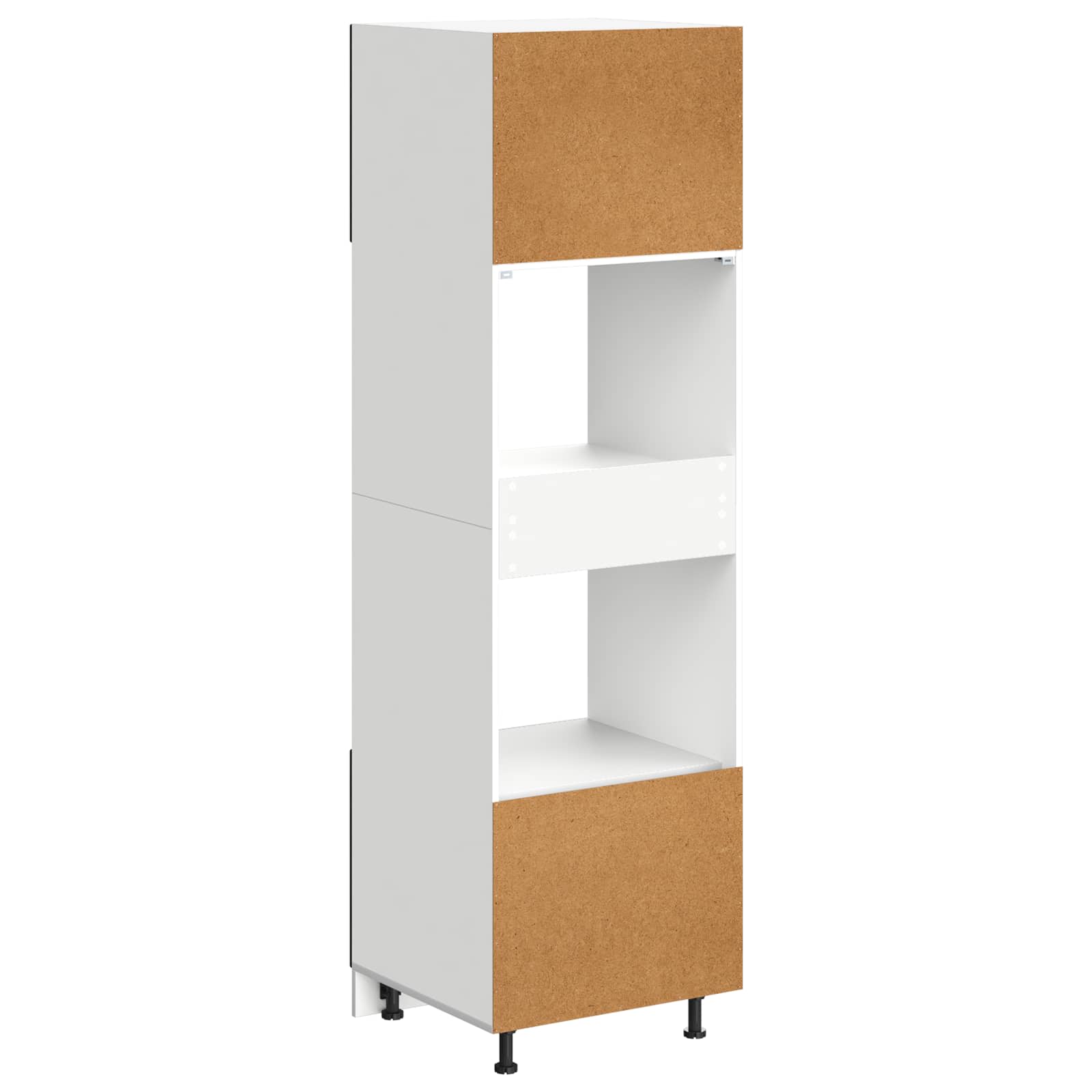 Armoire de four PORTO Chêne noir 60 x 57 x 207 cm - XIOS