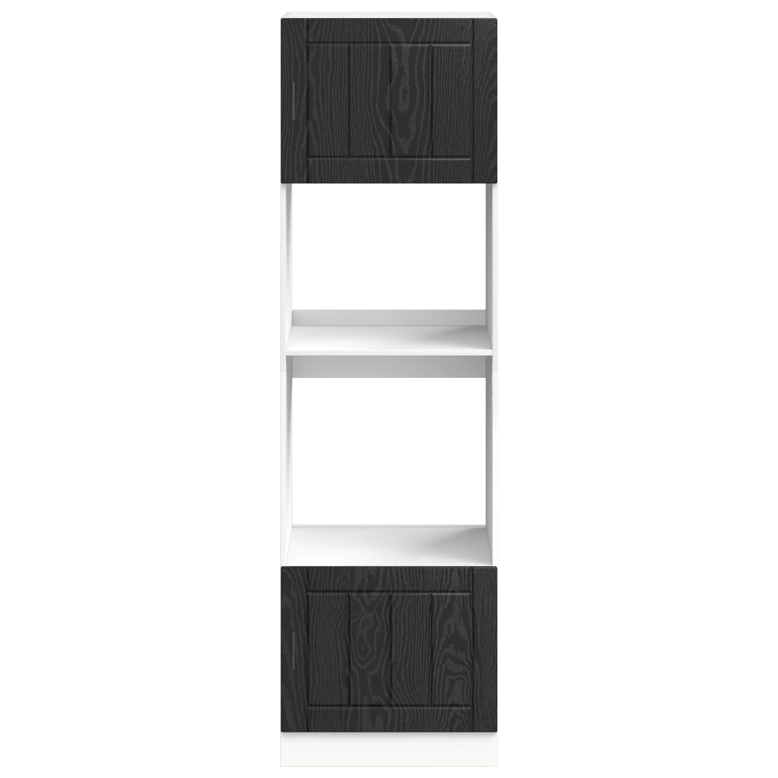 Armoire de four PORTO Chêne noir 60 x 57 x 207 cm - XIOS