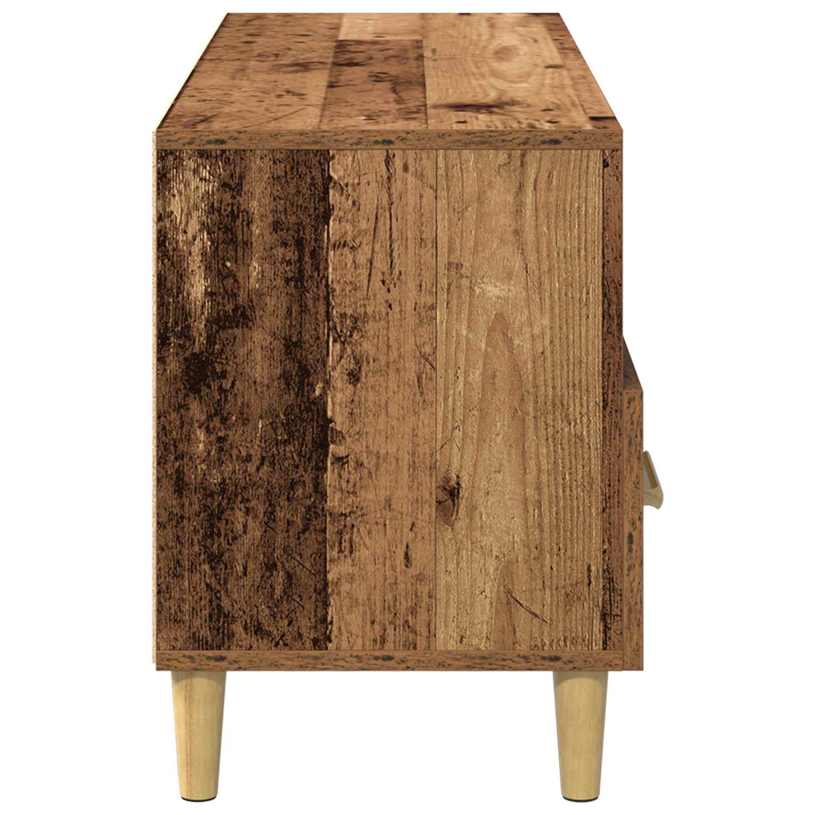 Meuble TV Bois ancien 102 x 35,5 x 50 cm Bois d'ingénierie - XIOS