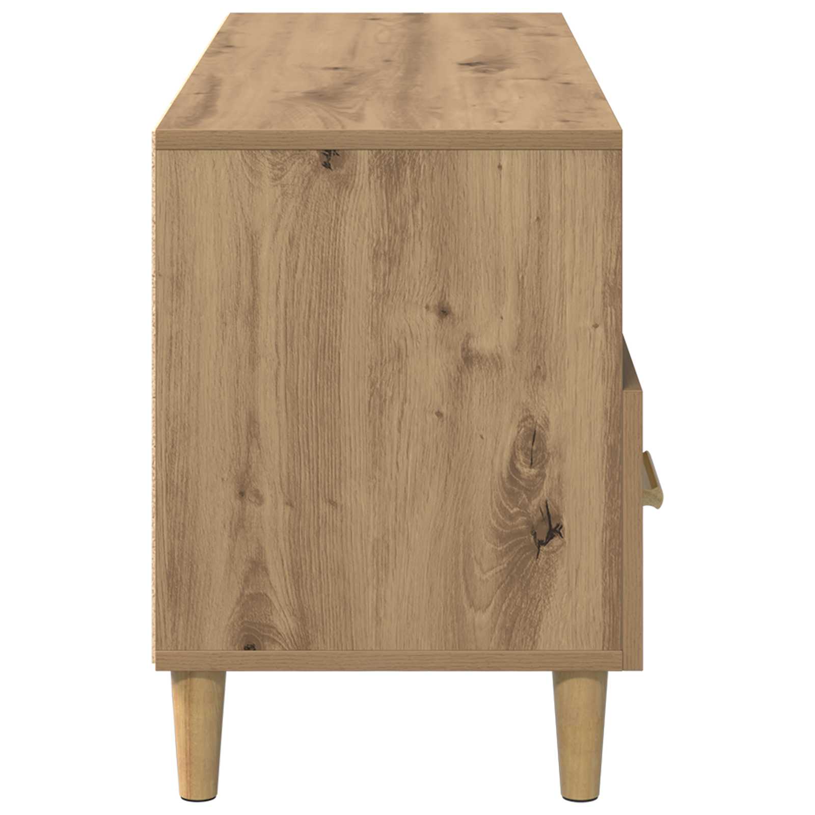 Meuble TV Chêne artisan 102 x 35,5 x 50 cm Bois d'ingénierie - XIOS