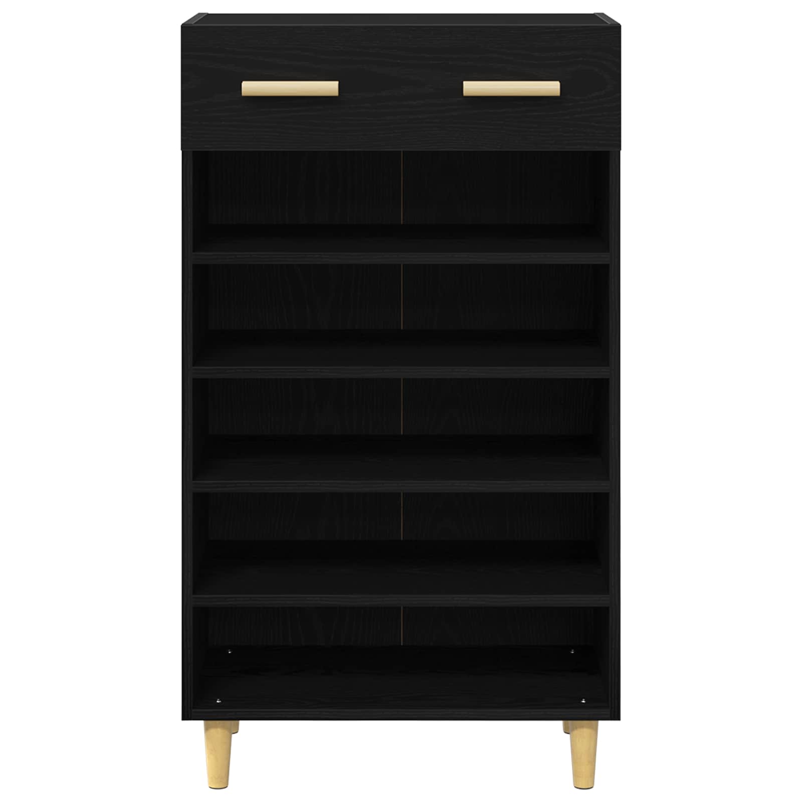 Cabinet à chaussures avec tiroir Chêne noir 60 x 35 x 105 cm - XIOS