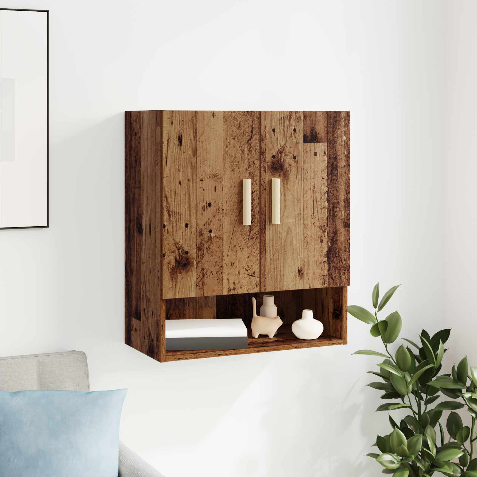 Meuble mural Bois ancien 60 x 31 x 70 cm Bois d'ingénierie - XIOS