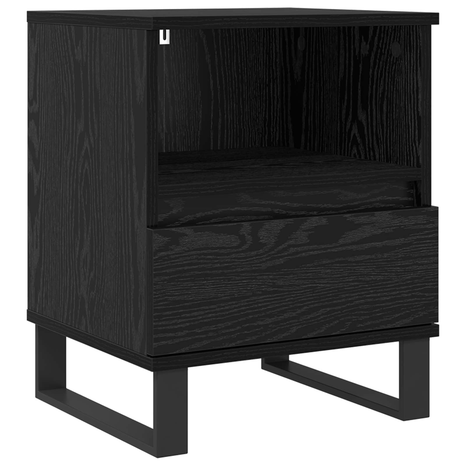 Armoire de lit Chêne noir 40 x 35 x 50 cm Bois d'ingénierie - XIOS